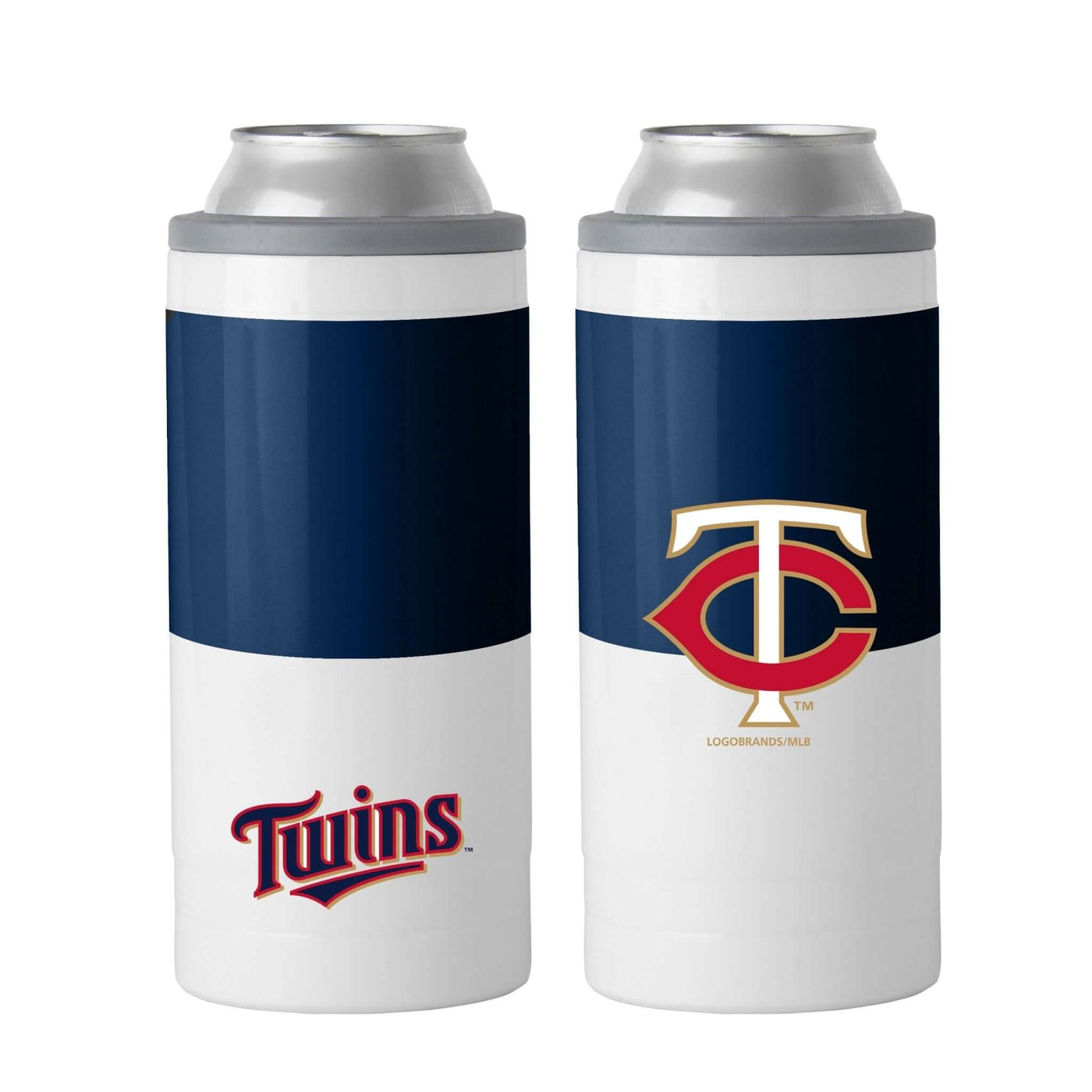 Minnesota Twins 12oz Colorblock Slim Can Coolie - Logo Brands
