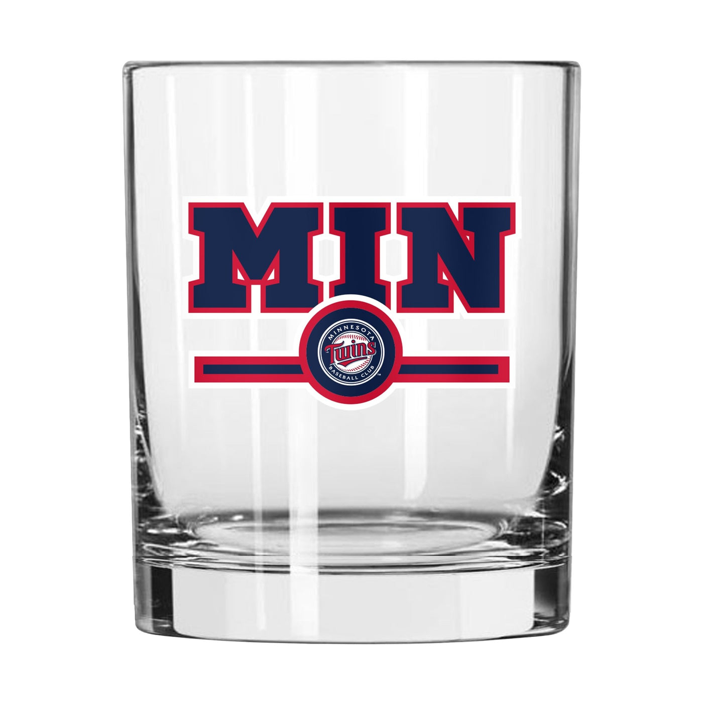 Minnesota Twins 14oz Letterman Rocks Glass - Logo Brands