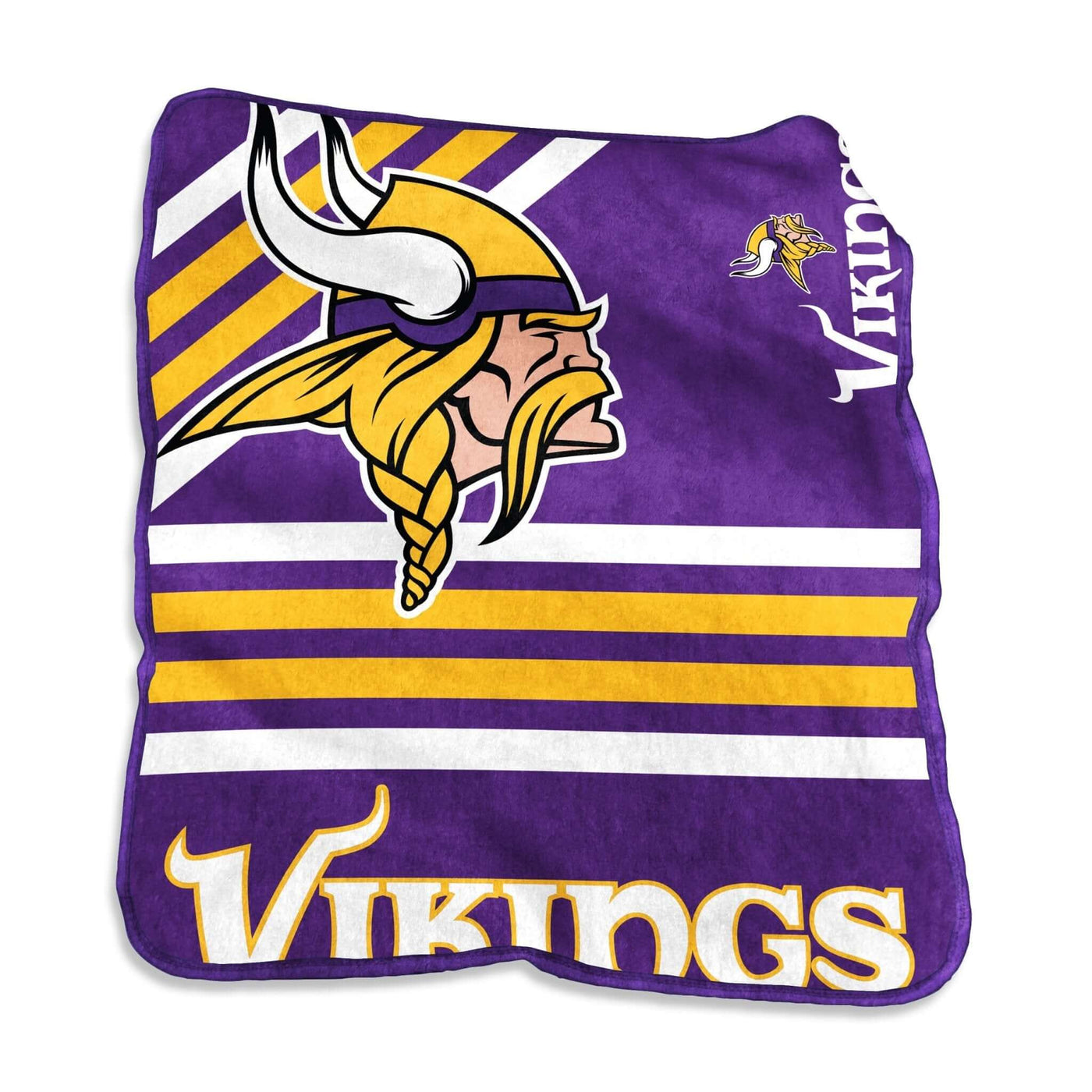 Minnesota Vikings Raschel Throw - Logo Brands