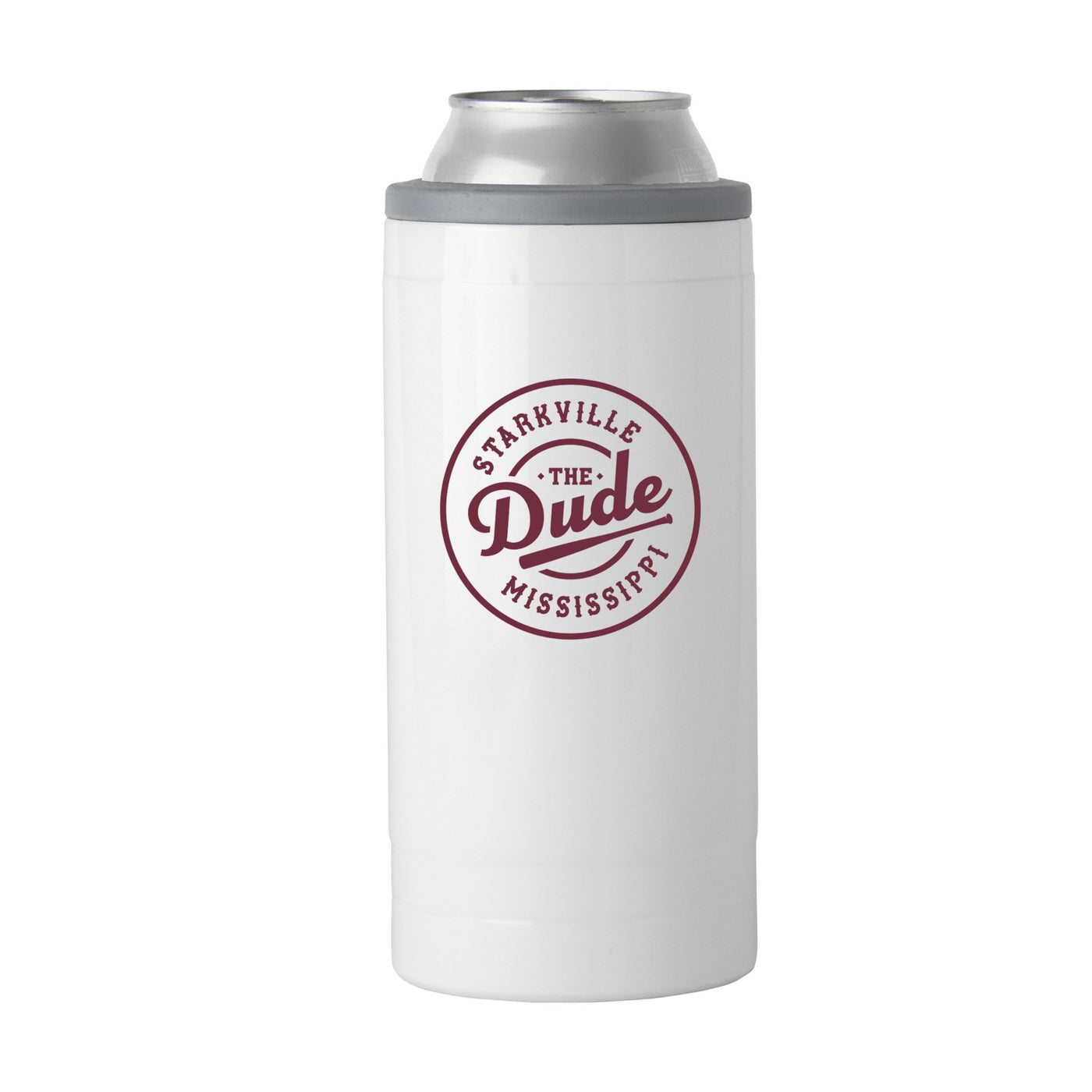 Mississippi State 12oz The Dude Slim Can Coolie - Logo Brands