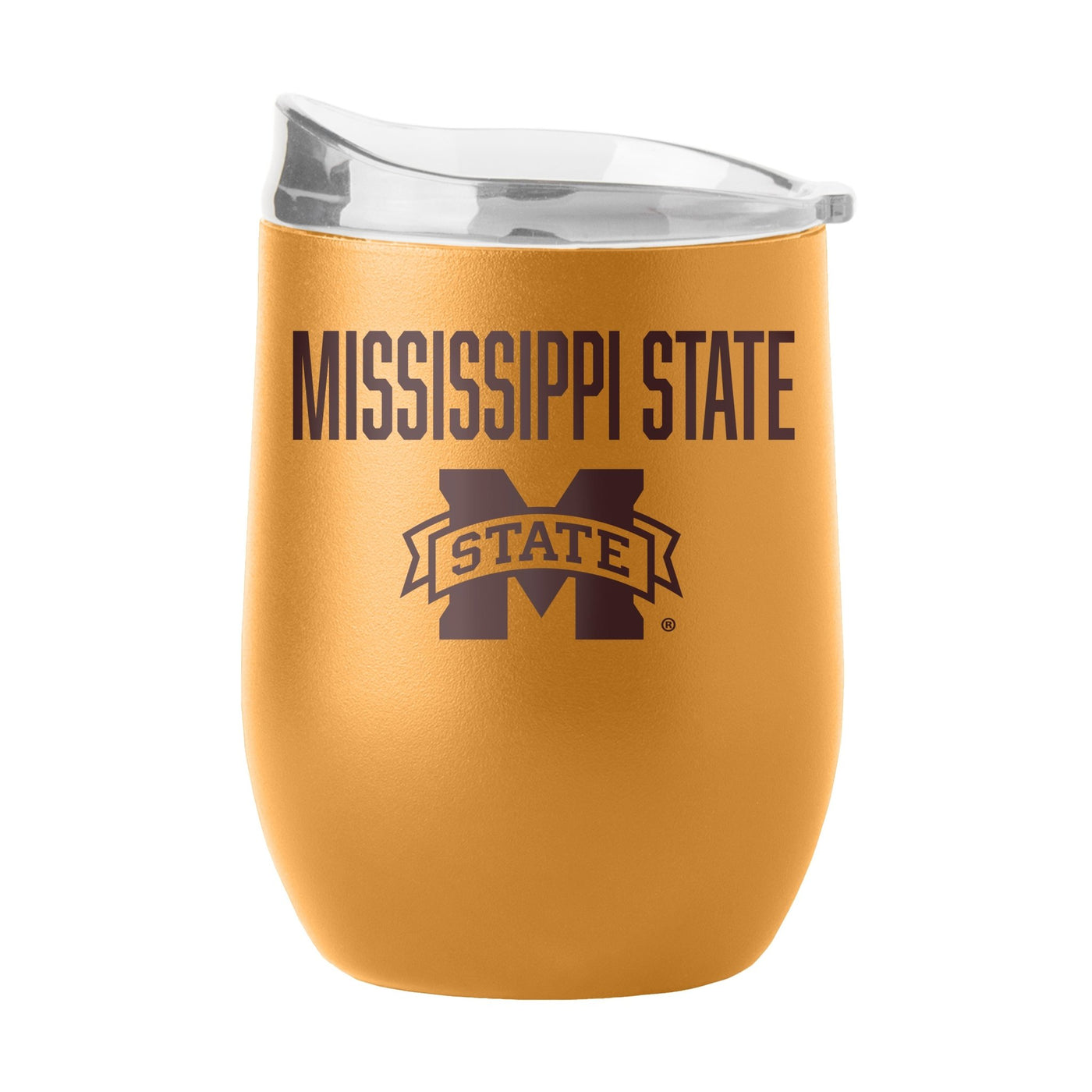 Mississippi State 16oz Huddle Powder Coat Curved Beverage - Logo Brands
