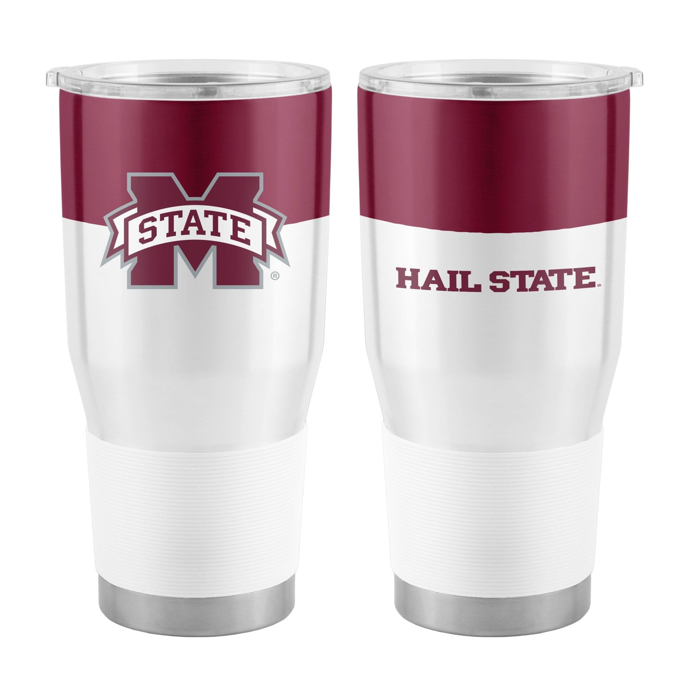 Mississippi State 30oz Colorblock Stainless Steel Tumbler - Logo Brands