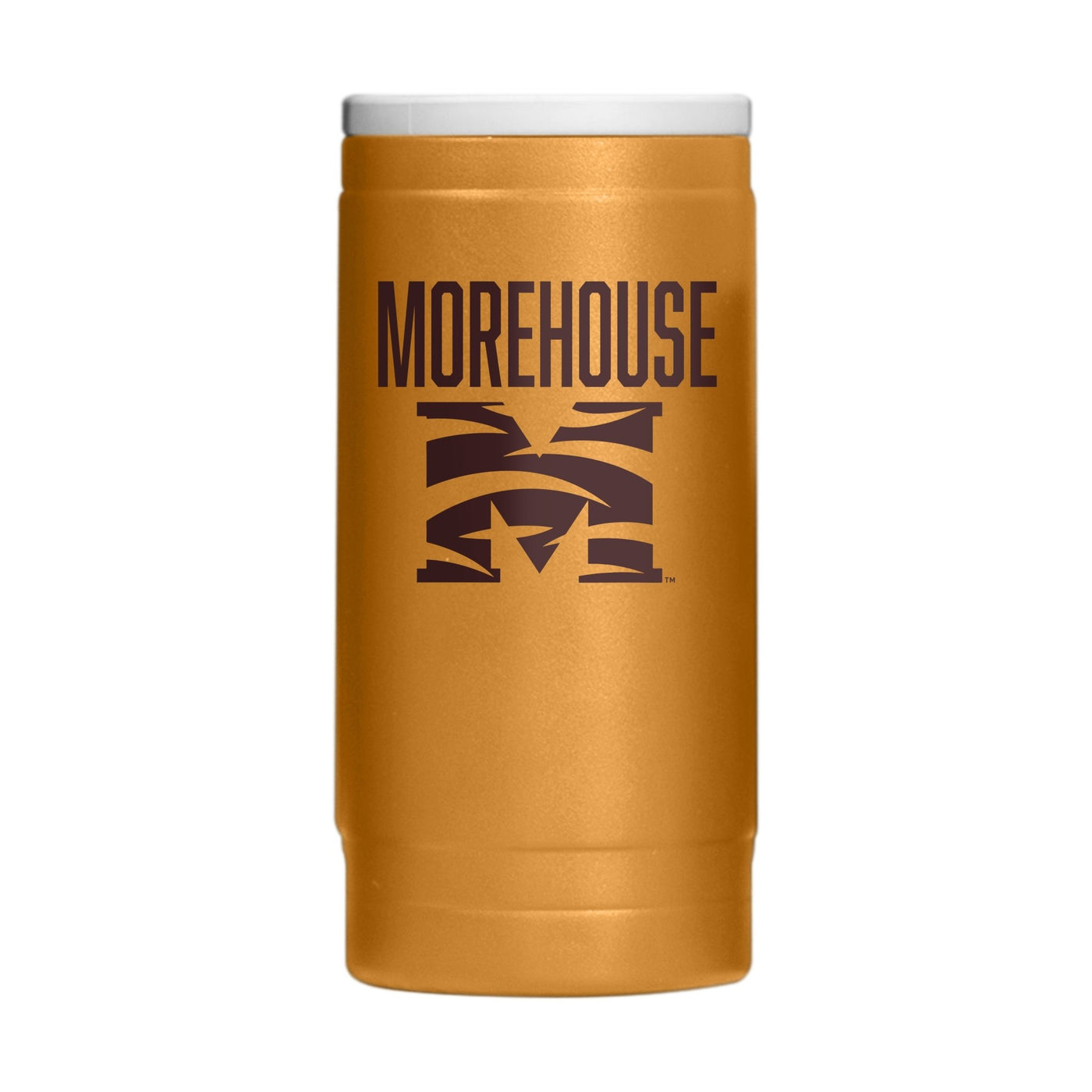 Morehouse 12oz Oak Huddle Powdercoat SlimCan Coolie - Logo Brands