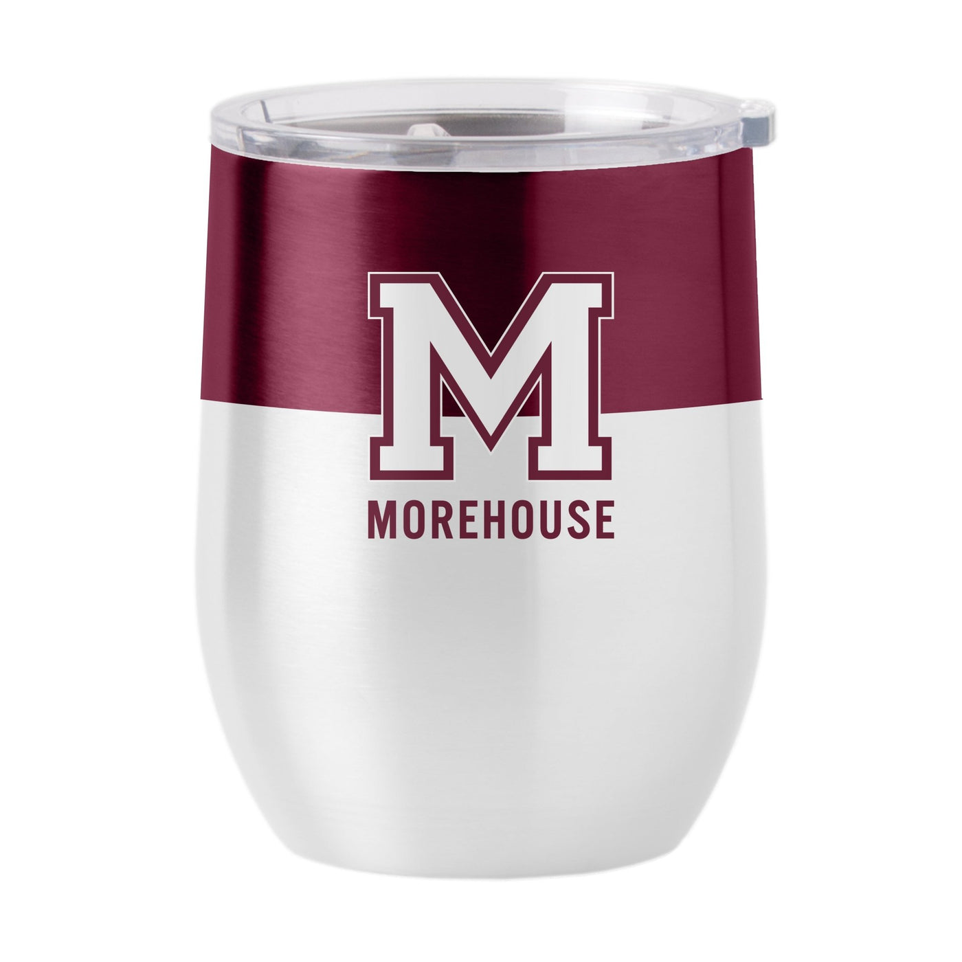 Morehouse College Colorblock 16oz Stainless Curved Beverage - Logo Brands