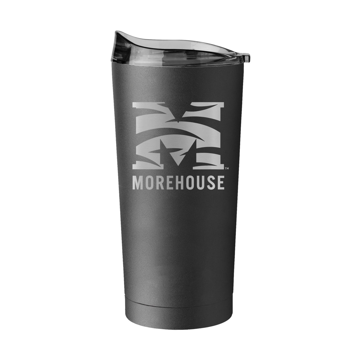 Morehouse College GunMetal 20oz Black Powder Coat Tumbler - Logo Brands