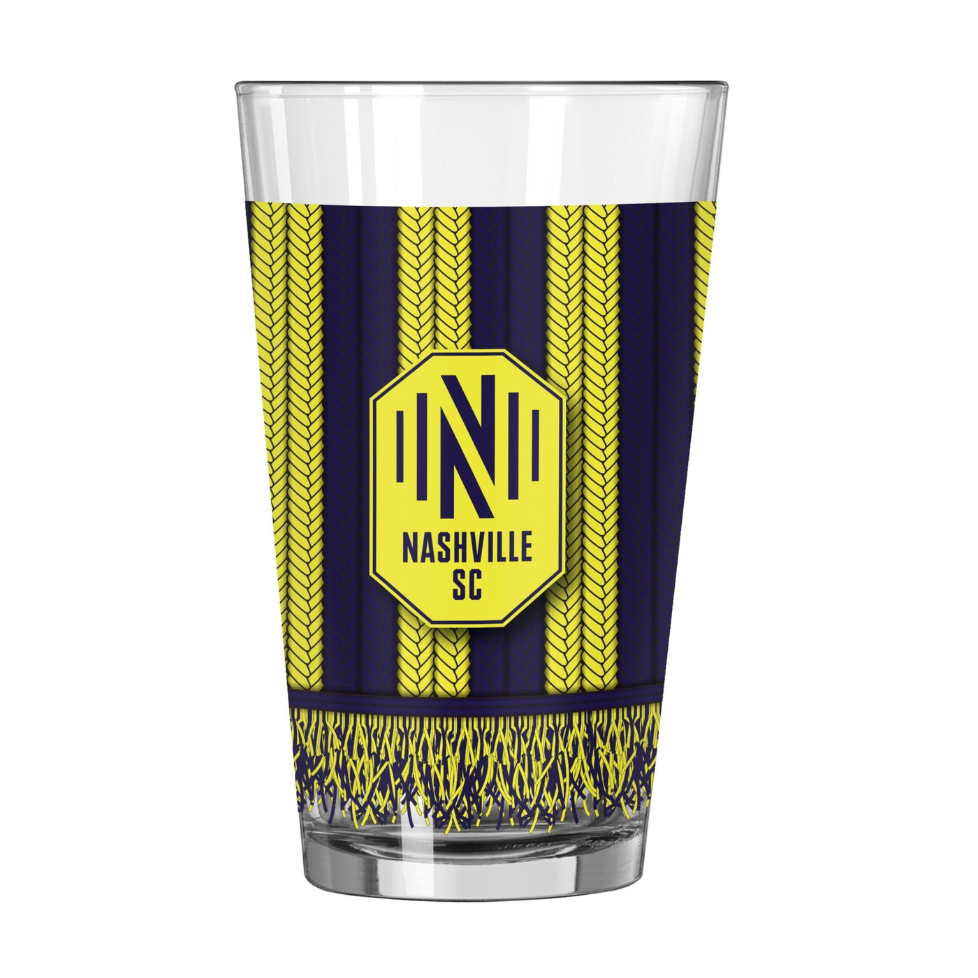 Nashville SC 16oz Scarf Pint Glass - Logo Brands
