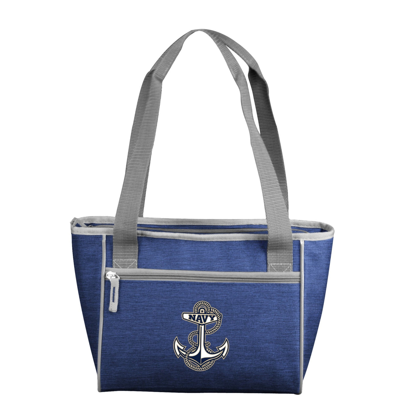 Naval Academy Anchor Crosshatch 16 Can Cooler Tote - Logo Brands