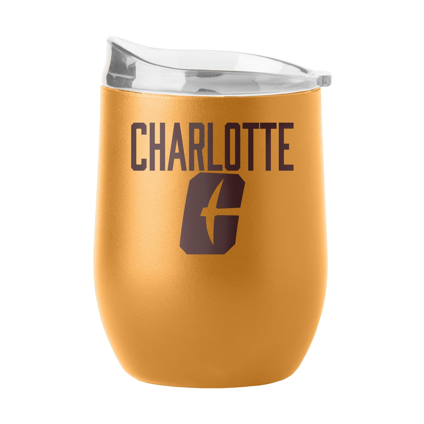 NC Charlotte 16oz Huddle Powder Coat Curved Bev - Logo Brands