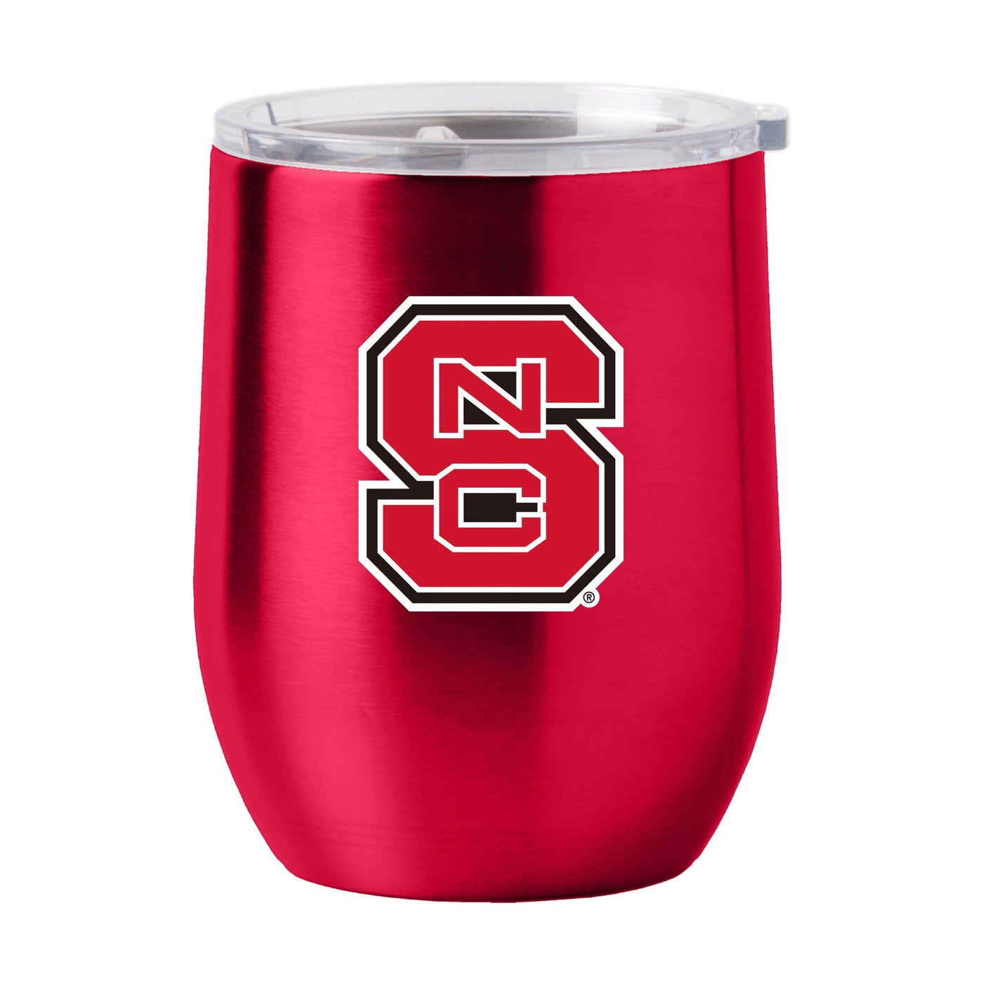 NC State Alternate 16oz Stainless Curved Tumbler - Logo Brands