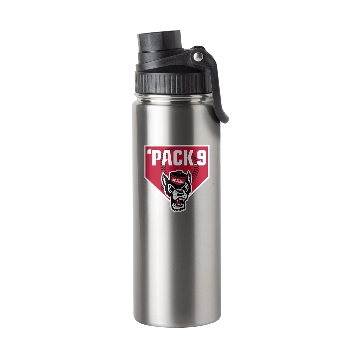 NC State 'Pack 9 21oz Twist Top Water Bottle - Logo Brands