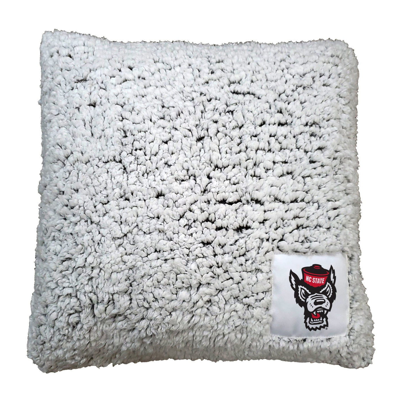 NC State Wolfhead Frosty Throw Pillow - Logo Brands