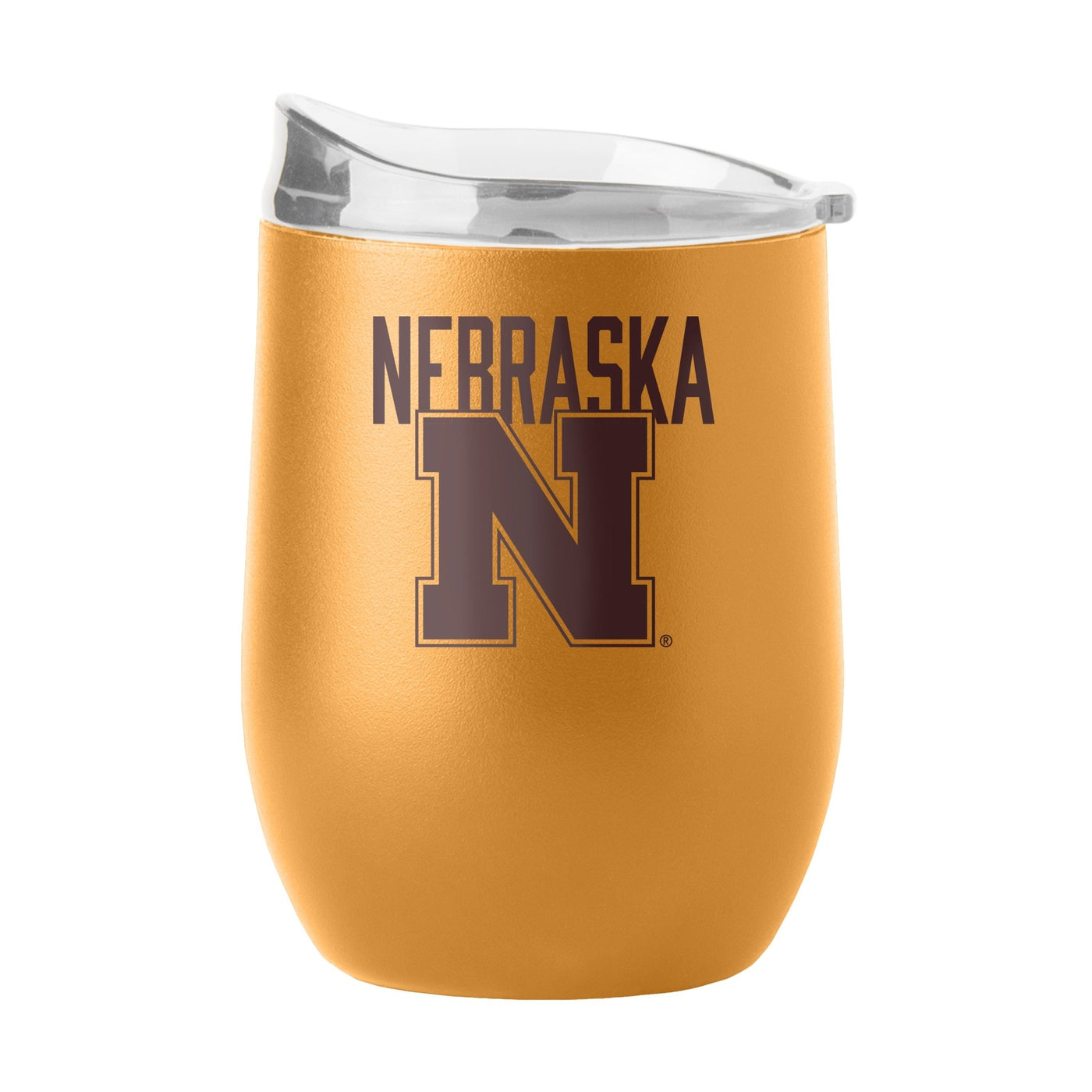 Nebraska 16oz Huddle Powder Coat Curved Beverage - Logo Brands