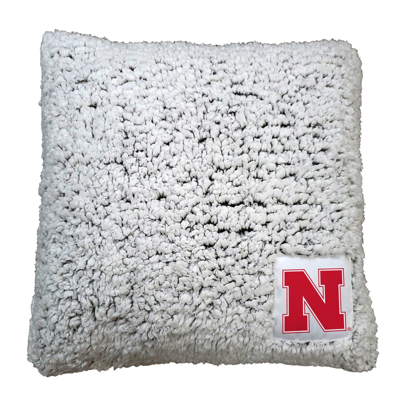 Nebraska Frosty Throw Pillow - Logo Brands