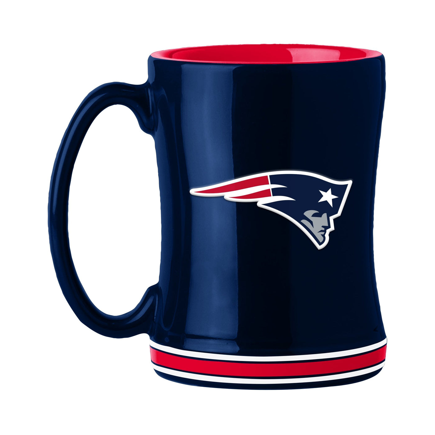 New England Patriots 14oz Relief Mug - Logo Brands