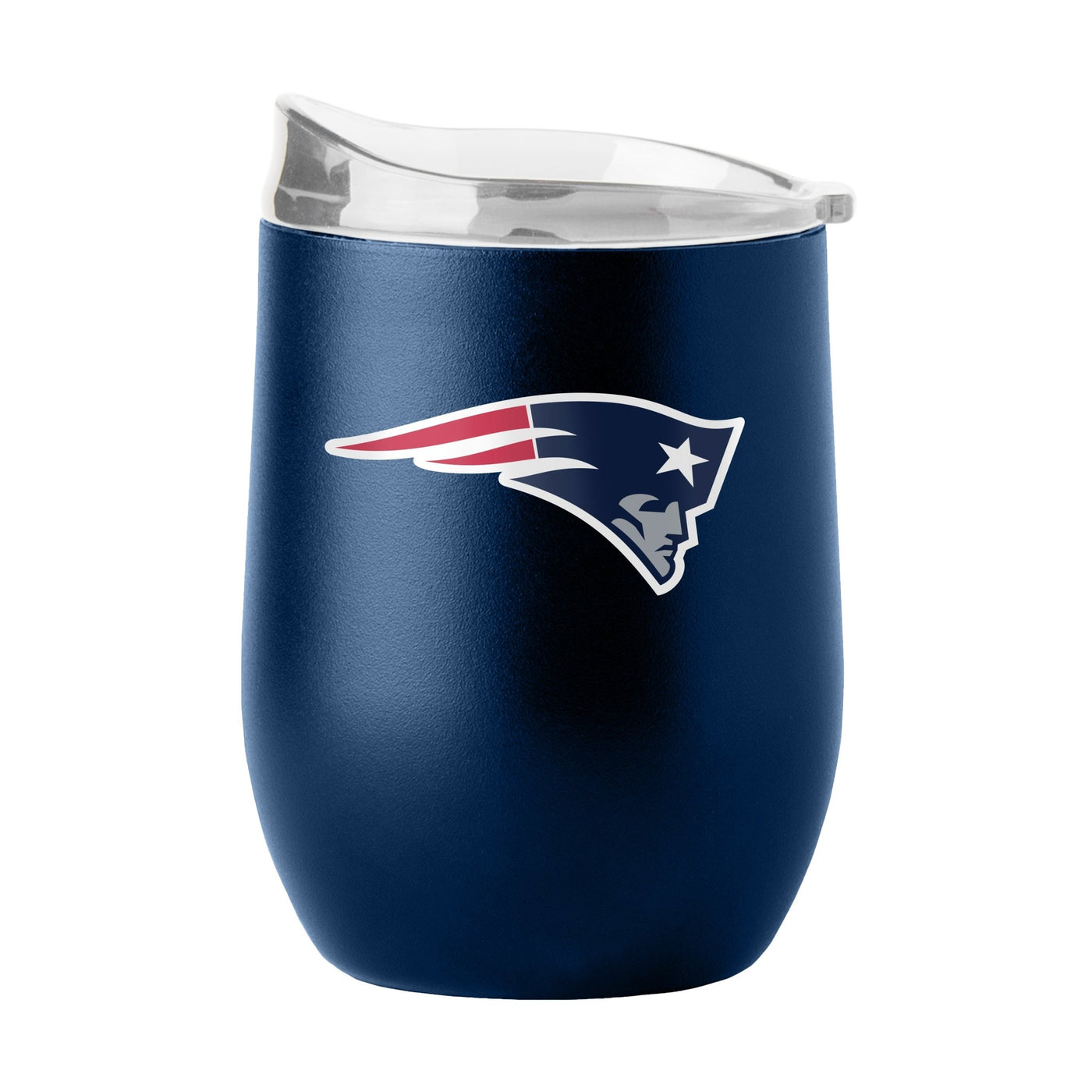 New England Patriots 16oz Flipside Powder Coat Curved Beverage - Logo Brands