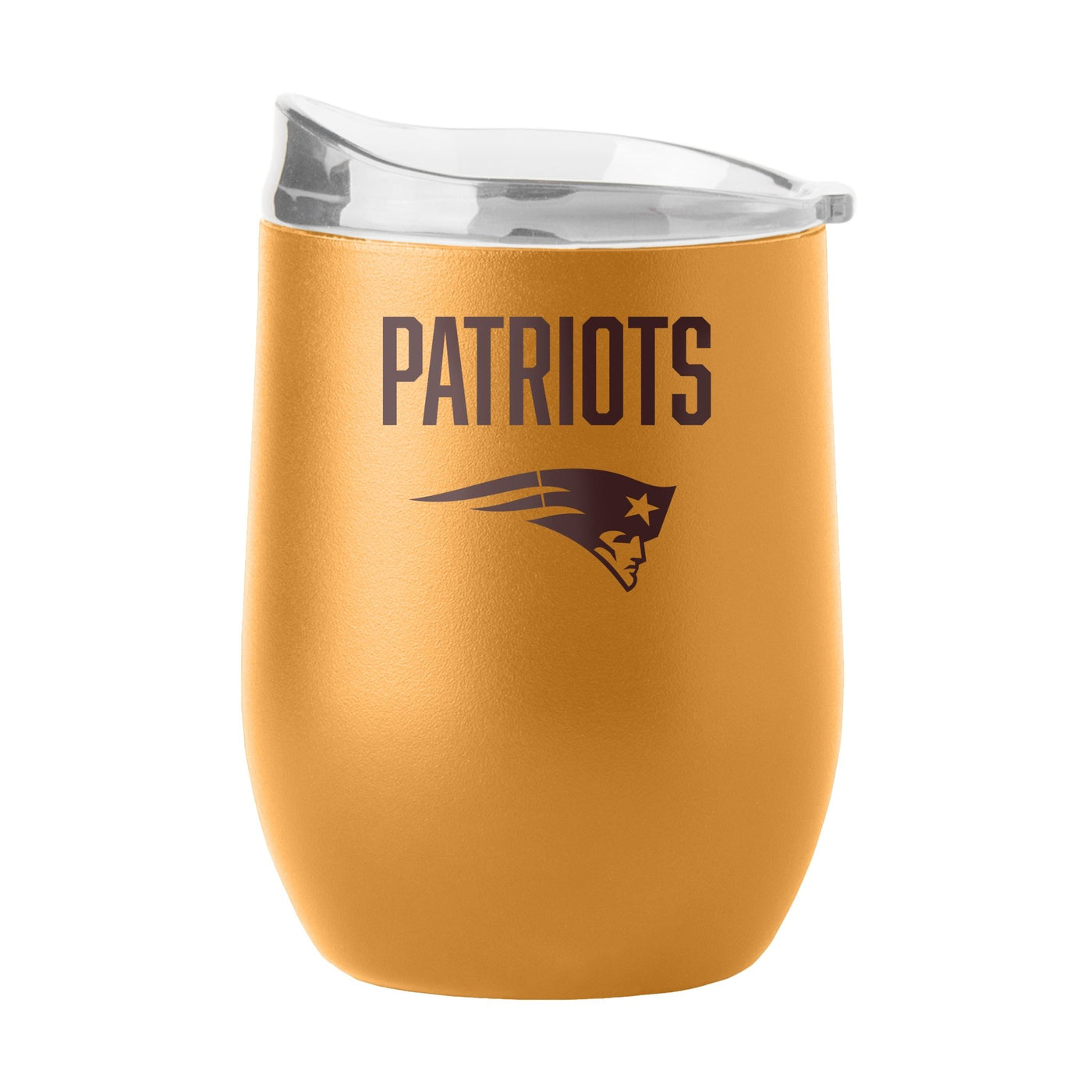 New England Patriots 16oz Huddle Powder Coat Curved Beverage - Logo Brands