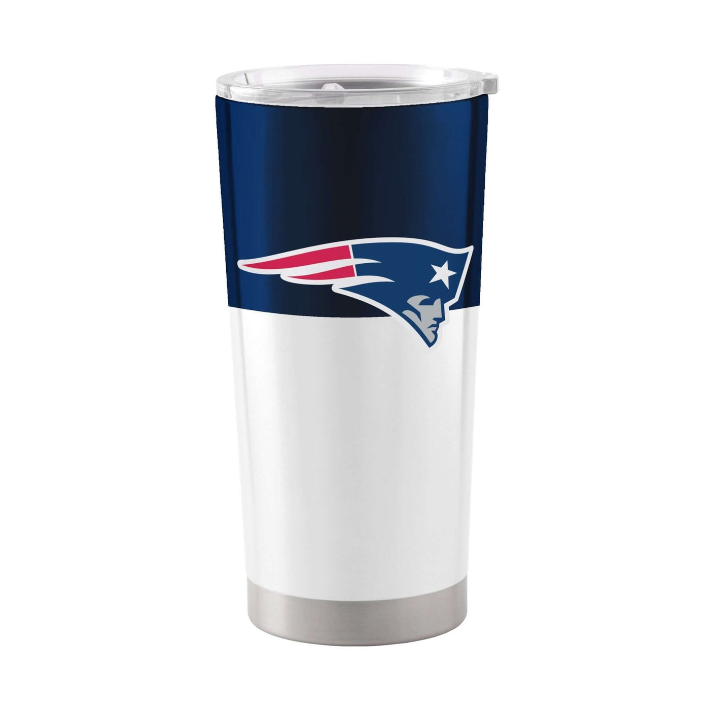 New England Patriots 20oz Colorblock Stainless Tumbler - Logo Brands