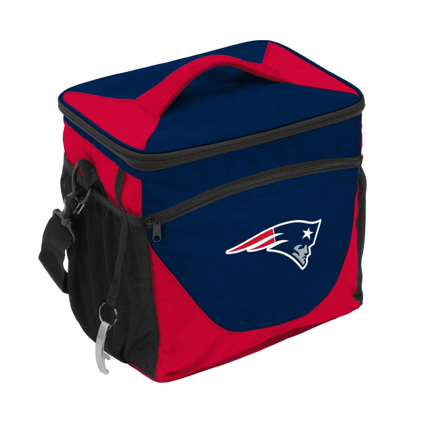 New England Patriots 24 Can Cooler - Logo Brands