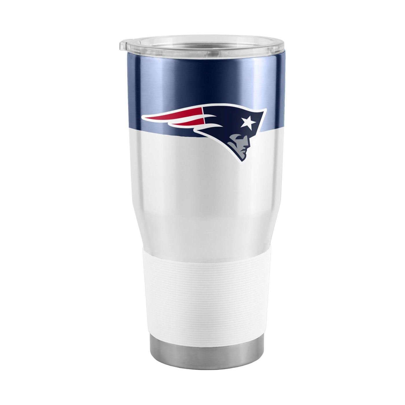 New England Patriots 30oz Colorblock Stainless Tumbler - Logo Brands