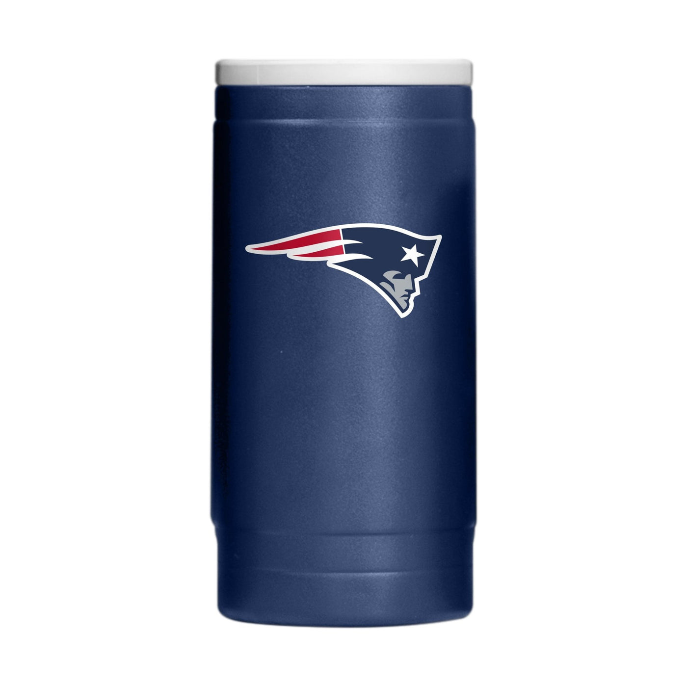 New England Patriots Flipside Powder Coat Slim Can Coolie - Logo Brands