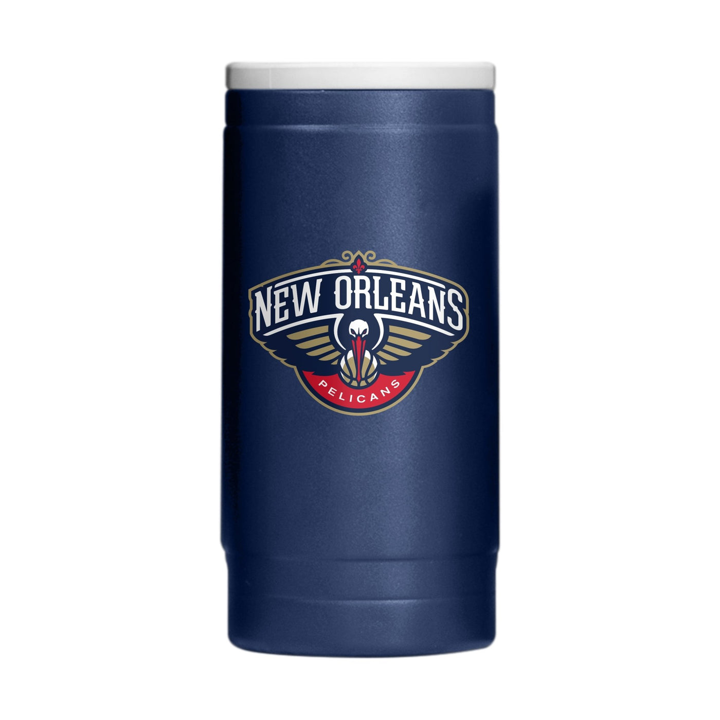 New Orleans Pelicans 12oz Flipside Powdercoat SlimCan Coolie - Logo Brands