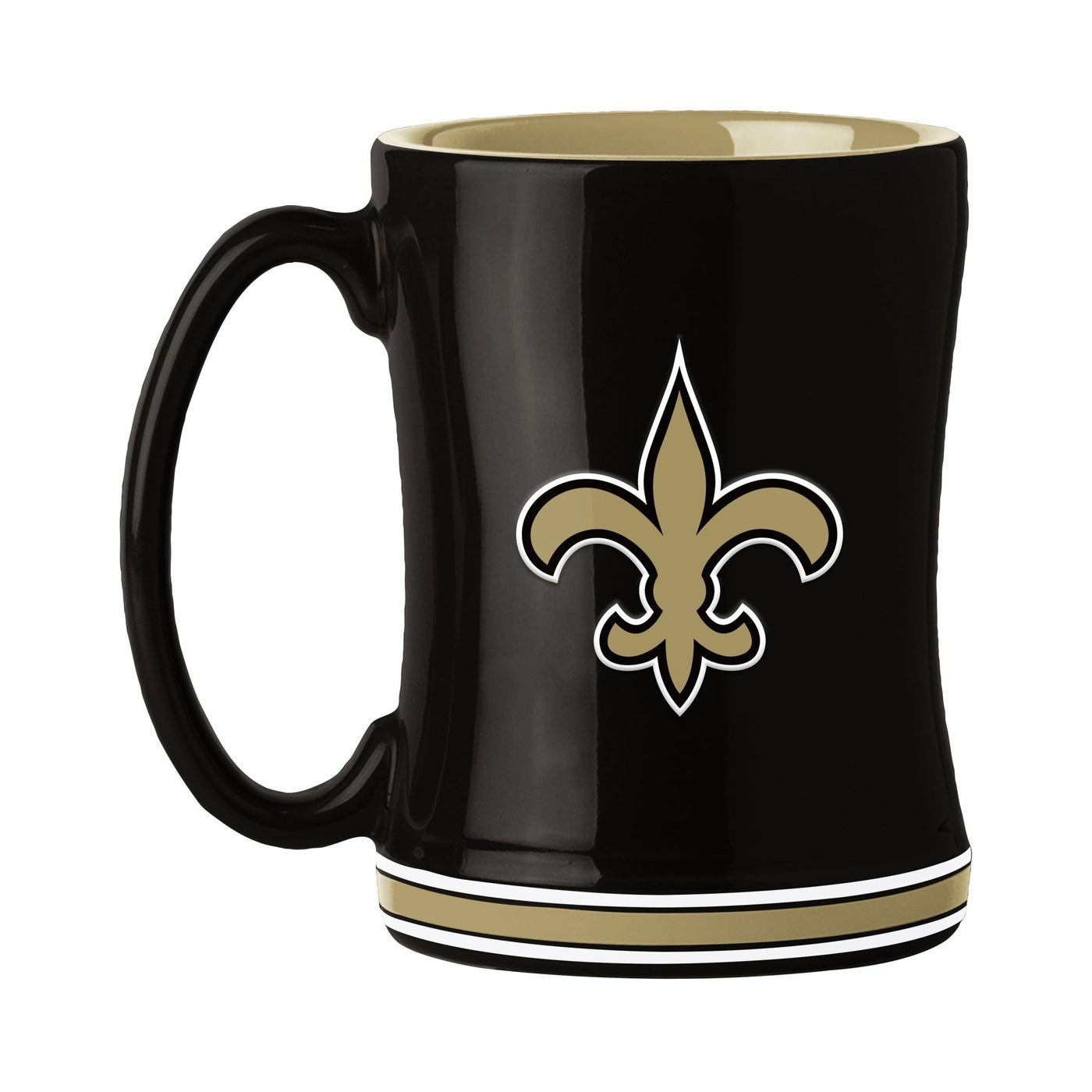 New Orleans Saints 14oz Relief Mug - Logo Brands