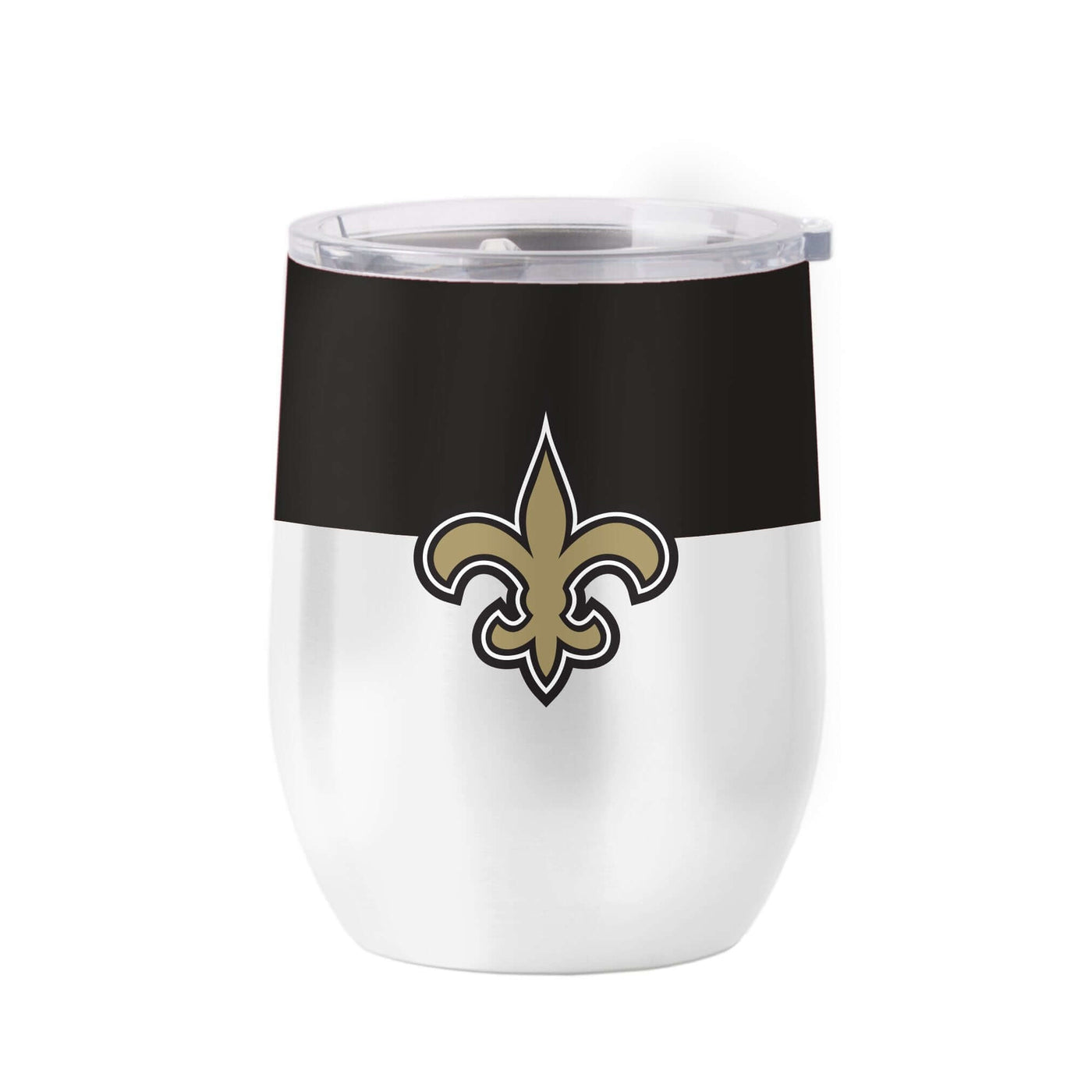 New Orleans Saints Colorblock 16oz Stainless Curved Beverage - Logo Brands
