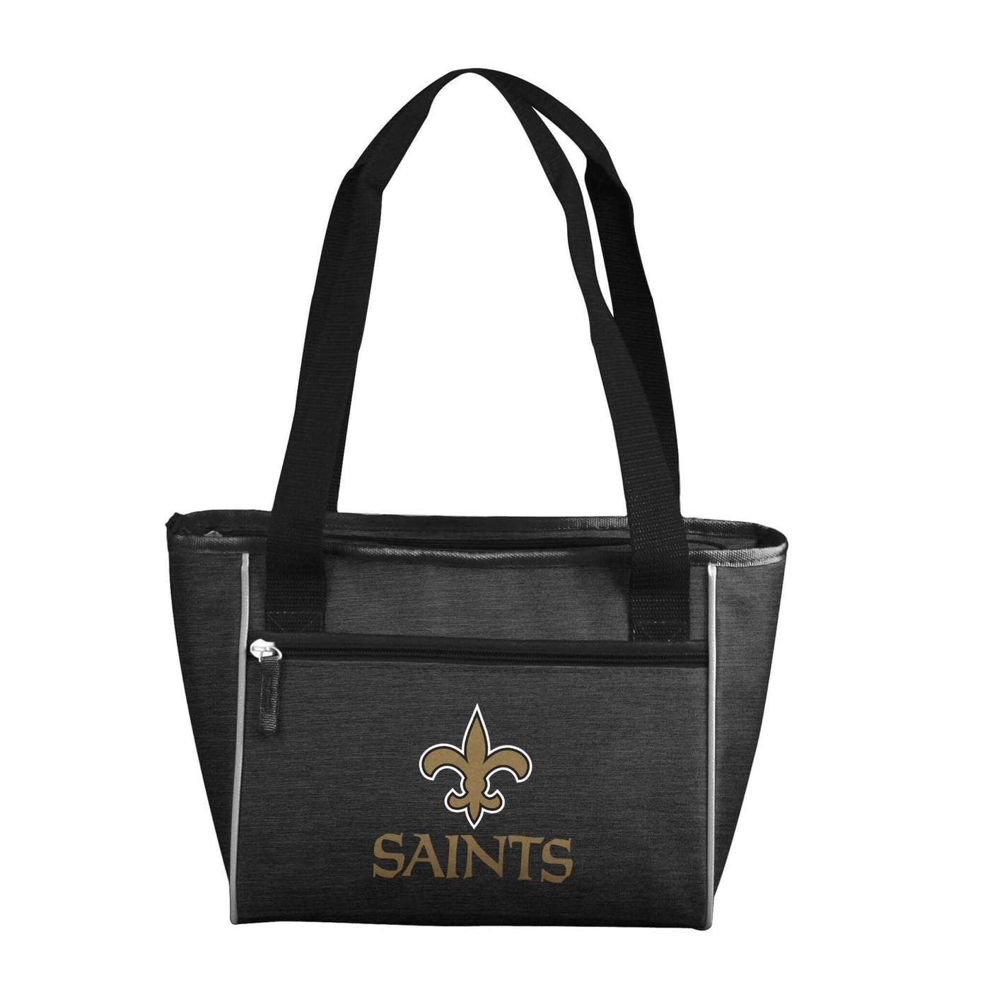 New Orleans Saints Crosshatch 16 Can Cooler Tote - Logo Brands