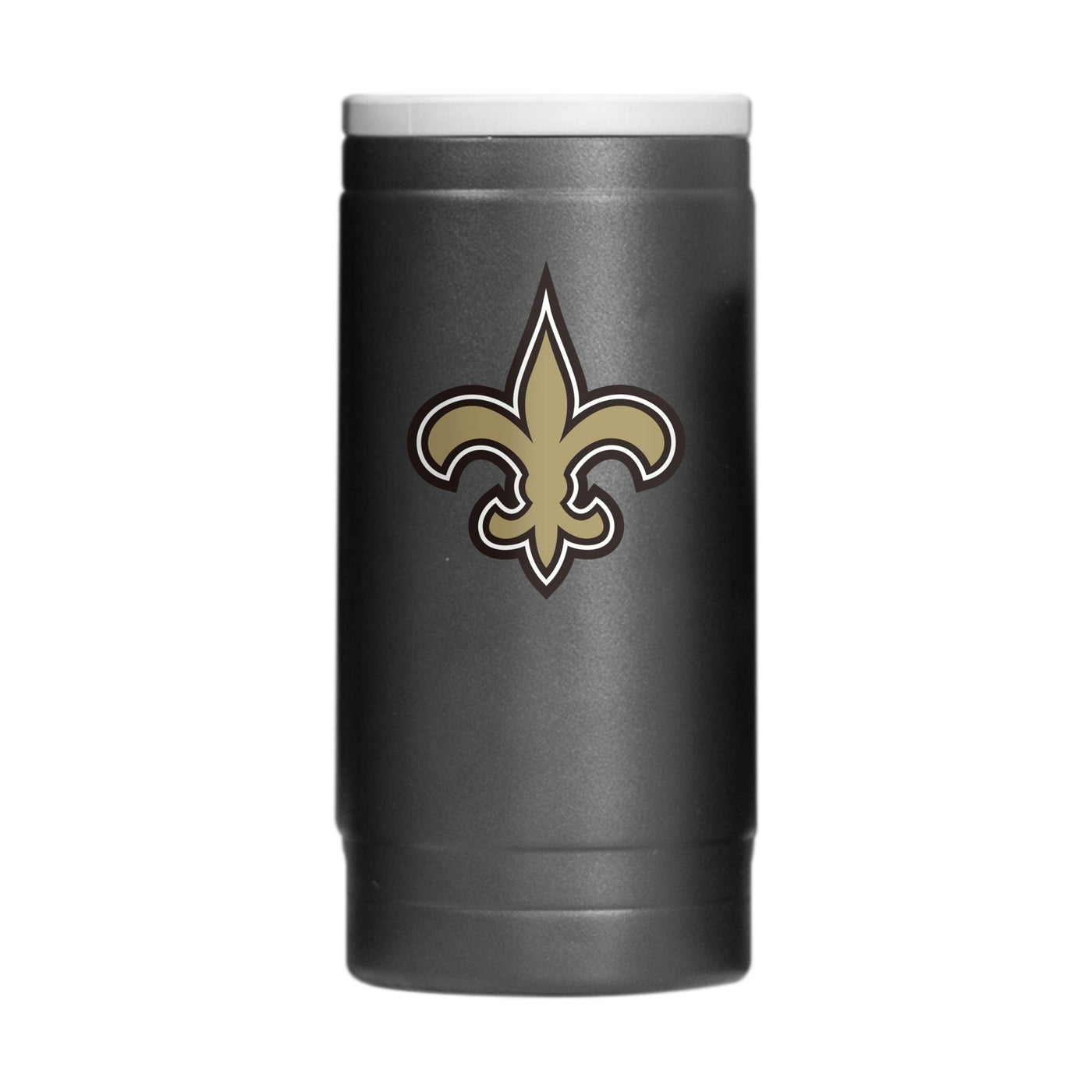 New Orleans Saints Flipside Powder Coat Slim Can Coolie - Logo Brands