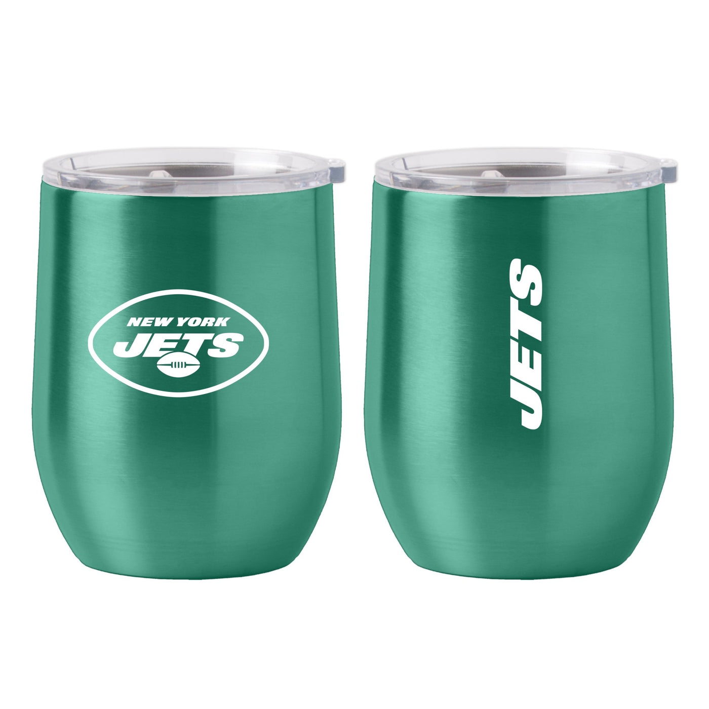 New York Jets 16oz Stainless Curved Beverage - Logo Brands