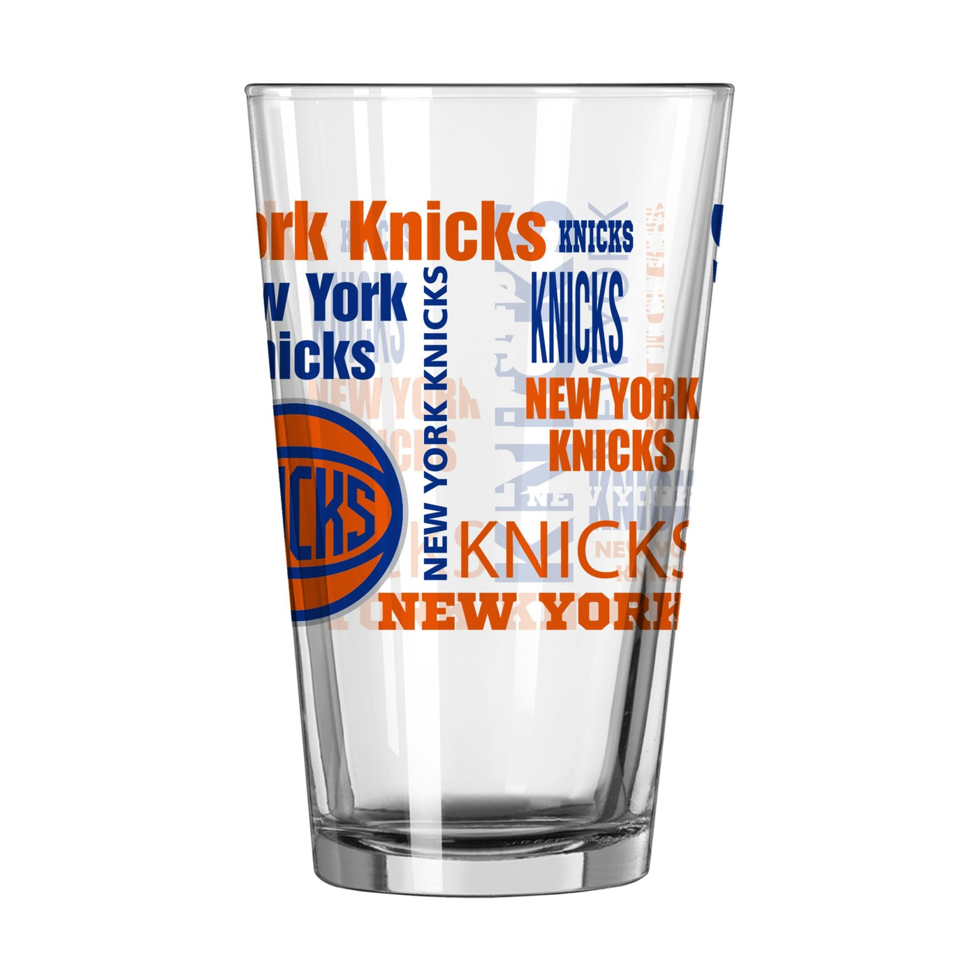 New York Knicks 16oz Spirit Pint Glass - Logo Brands
