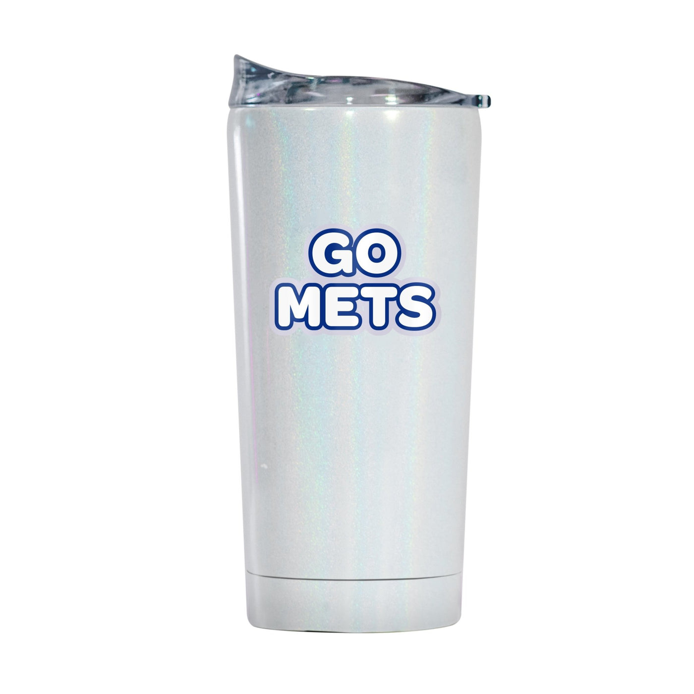 New York Mets 20oz Bubble Iridescent Tumbler - Logo Brands