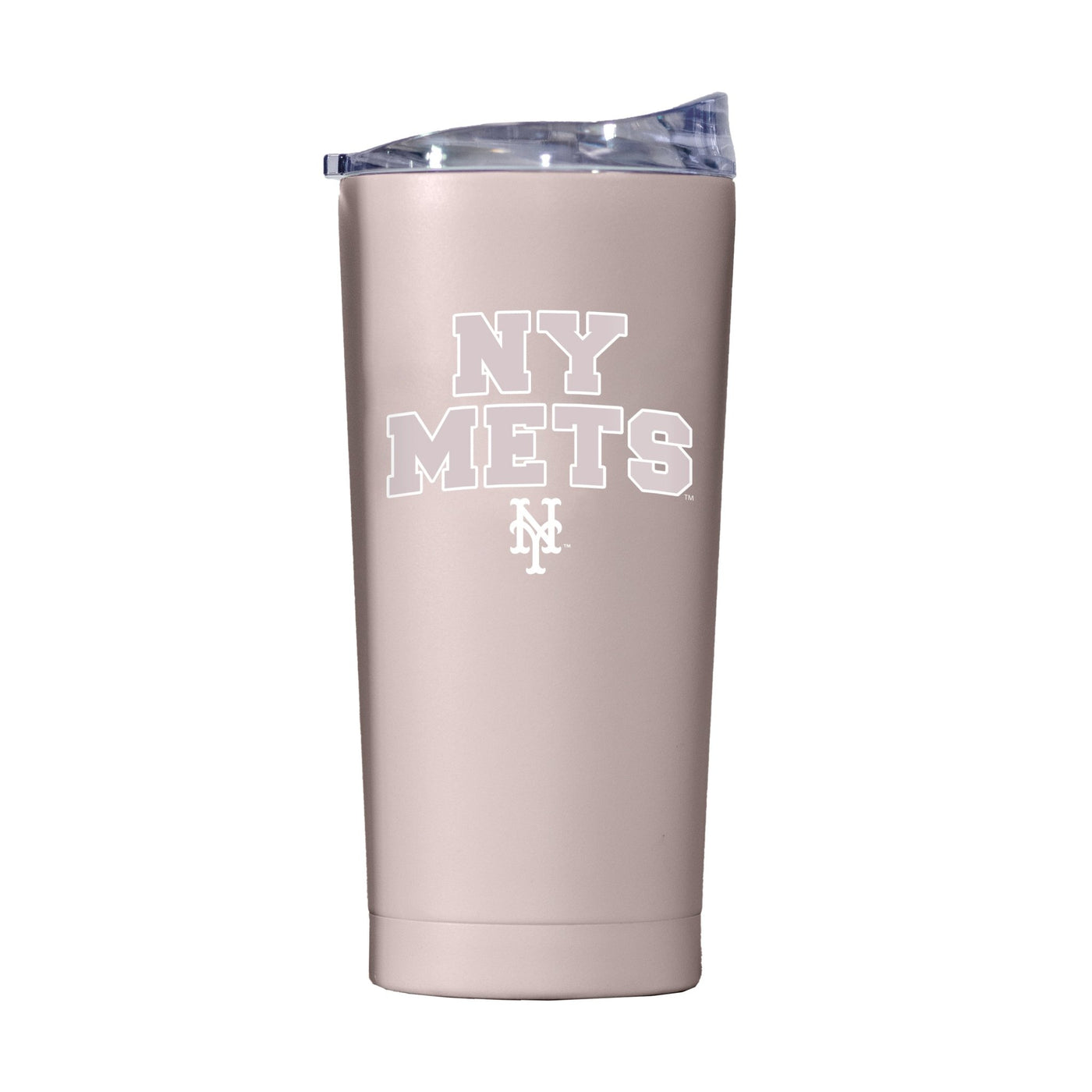 New York Mets 20oz Stencil Powder Coat Tumbler - Logo Brands