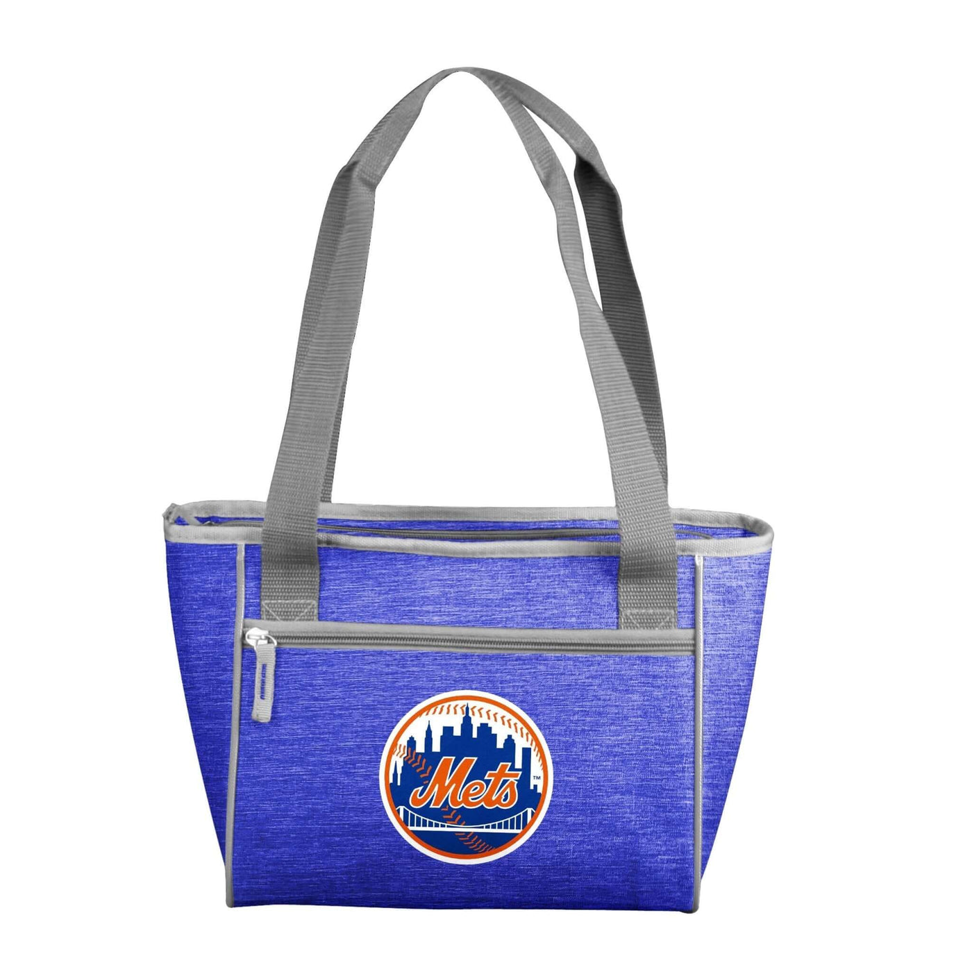 New York Mets Crosshatch 16 Can Cooler Tote - Logo Brands