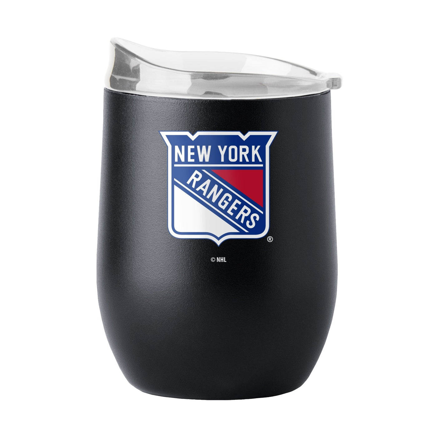 New York Rangers 16oz Swagger Powder Coat Curved Bev - Logo Brands