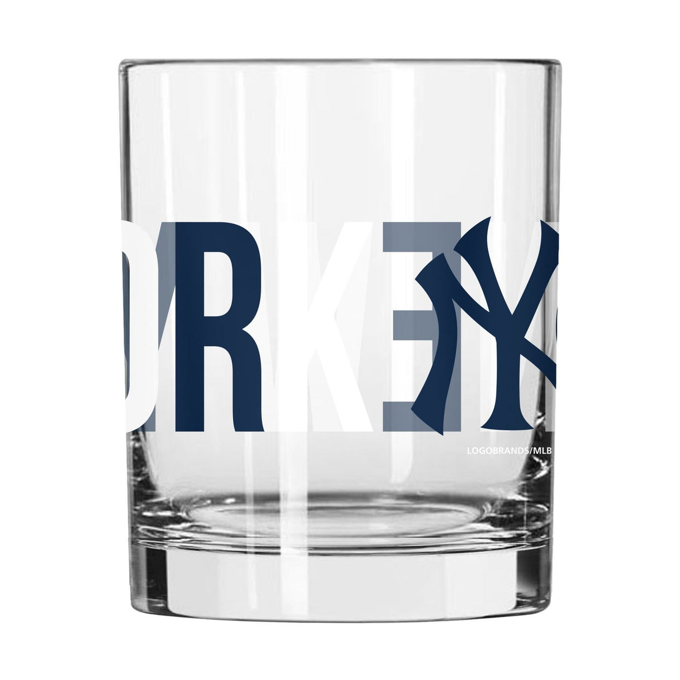 New York Yankees 14oz Overtime Rocks Glass - Logo Brands