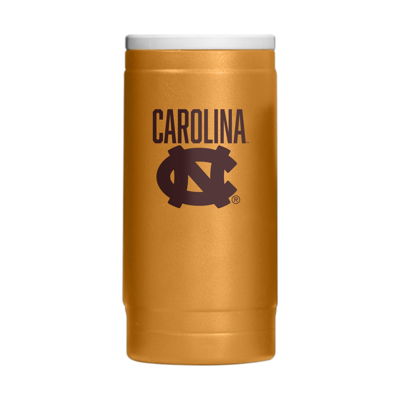 North Carolina Huddle Powder Coat Slim Can Coolie - Logo Brands
