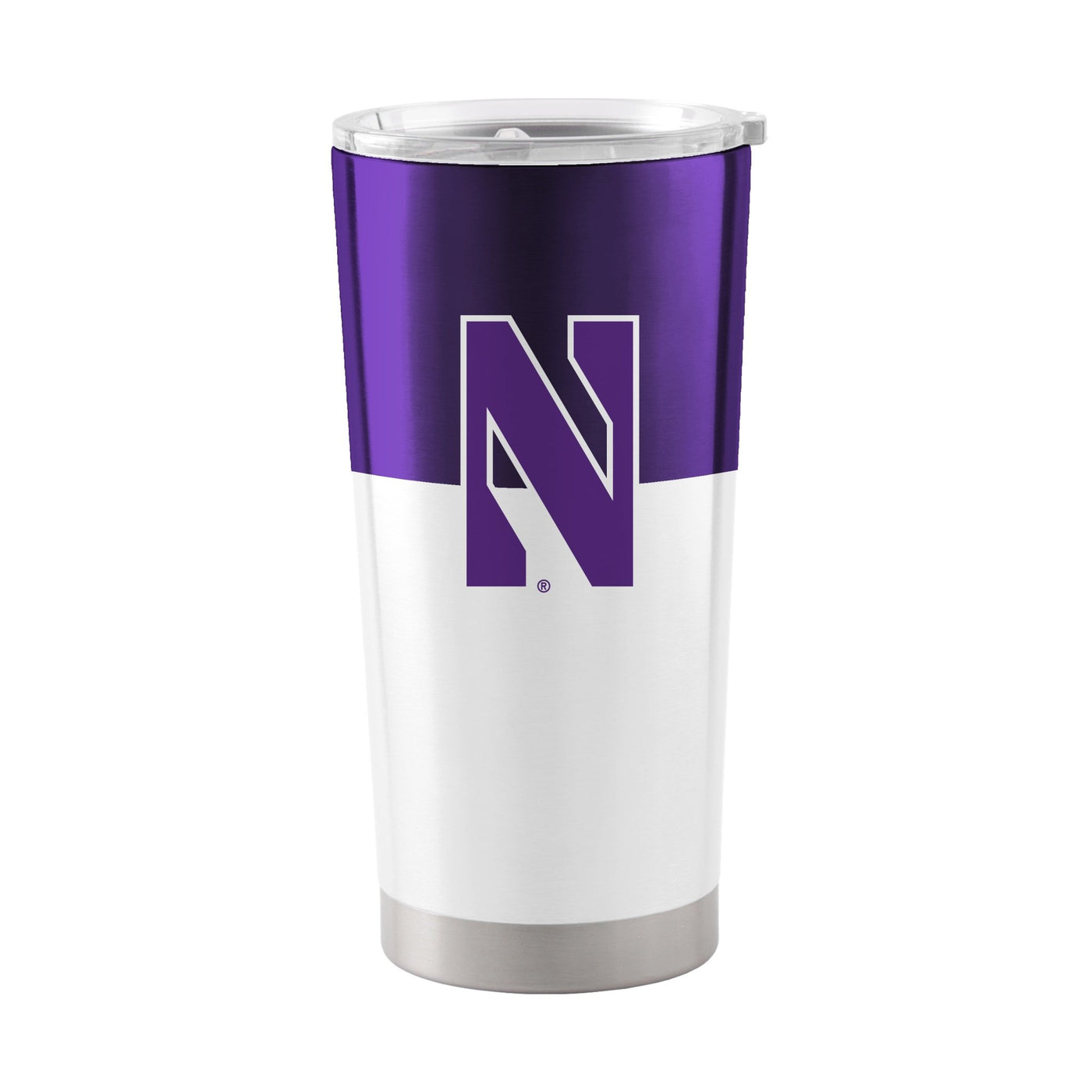 Northwestern 20oz Colorblock Stainless Tumbler - Logo Brands