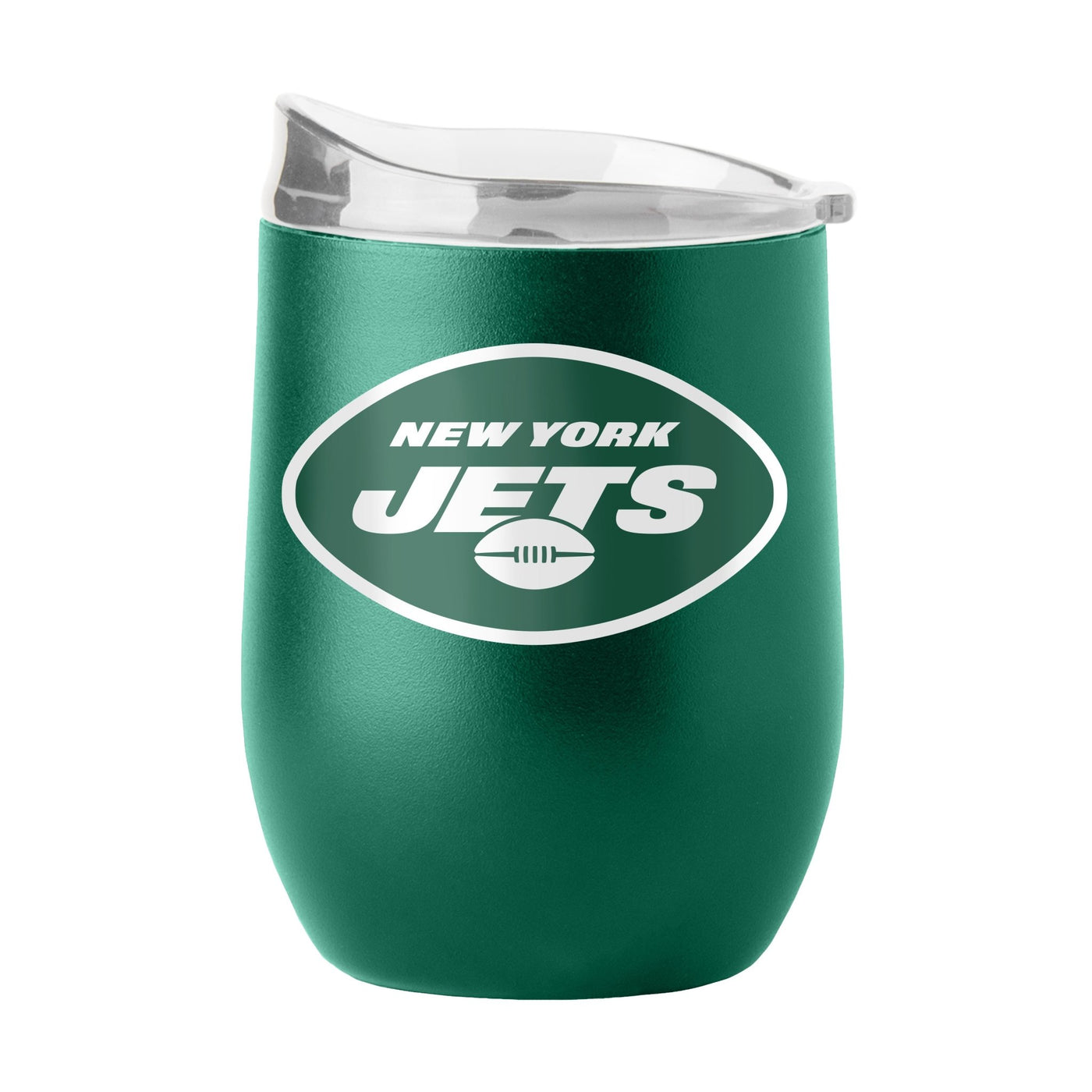 NY Jets 16oz Flipside Powder Coat Curved Beverage - Logo Brands