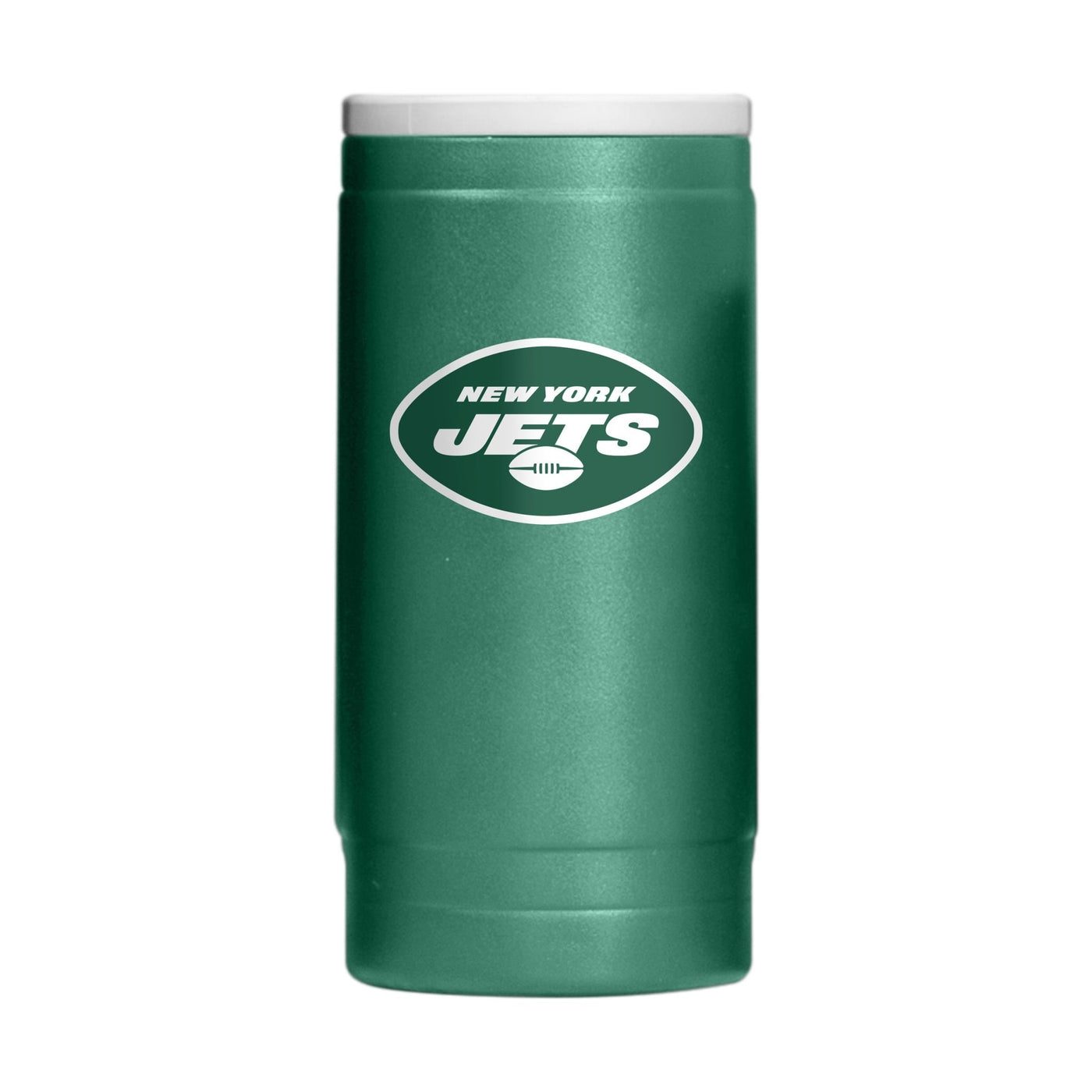 NY Jets Flipside Powder Coat Slim Can Coolie - Logo Brands