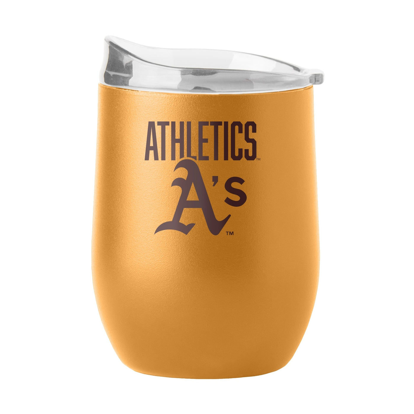 Oakland Athletics 16oz Huddle Powder Coat Curved Beverage - Logo Brands