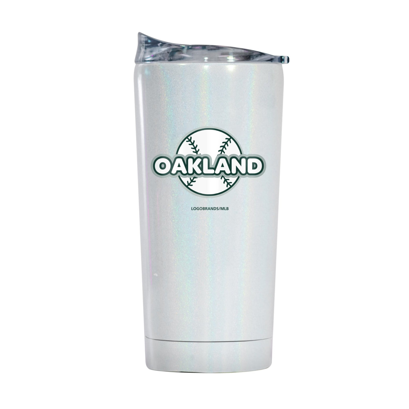 Oakland Athletics 20oz Bubble Iridescent Tumbler - Logo Brands