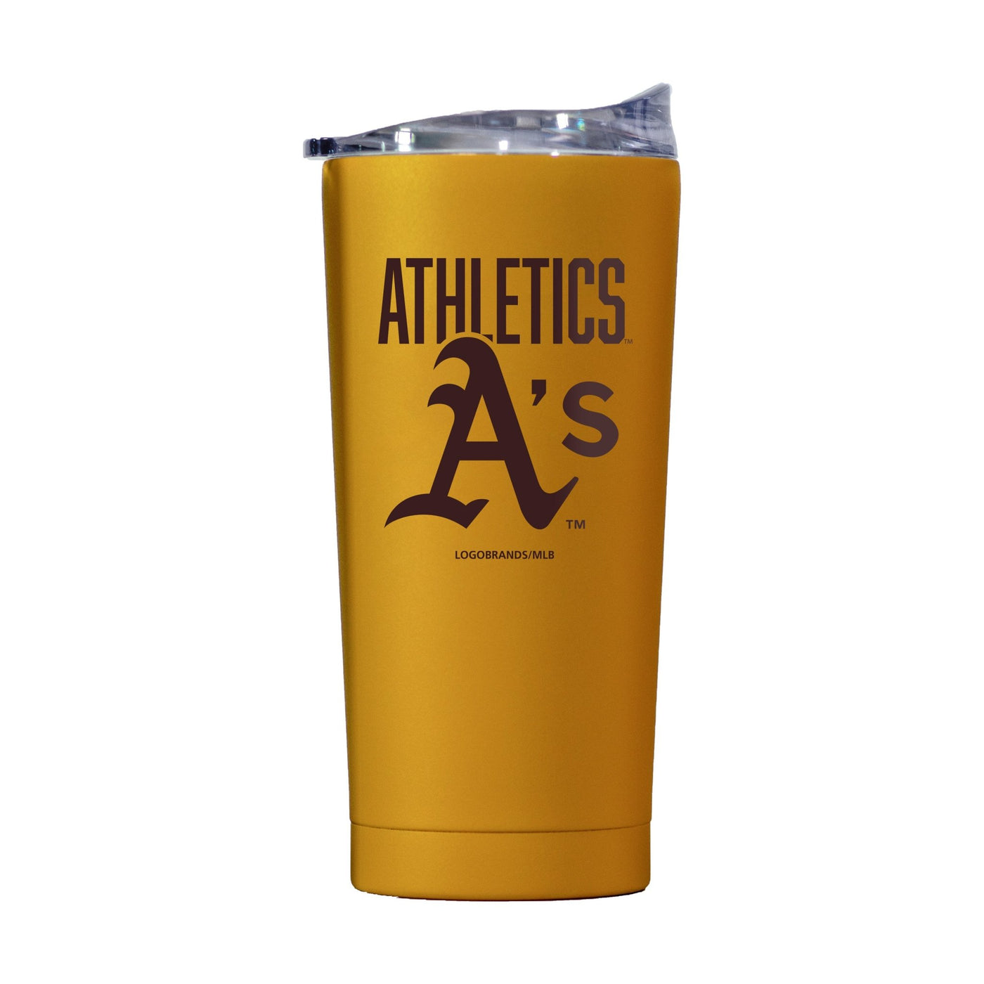 Oakland Athletics 20oz Huddle Powder Coat Tumbler - Logo Brands