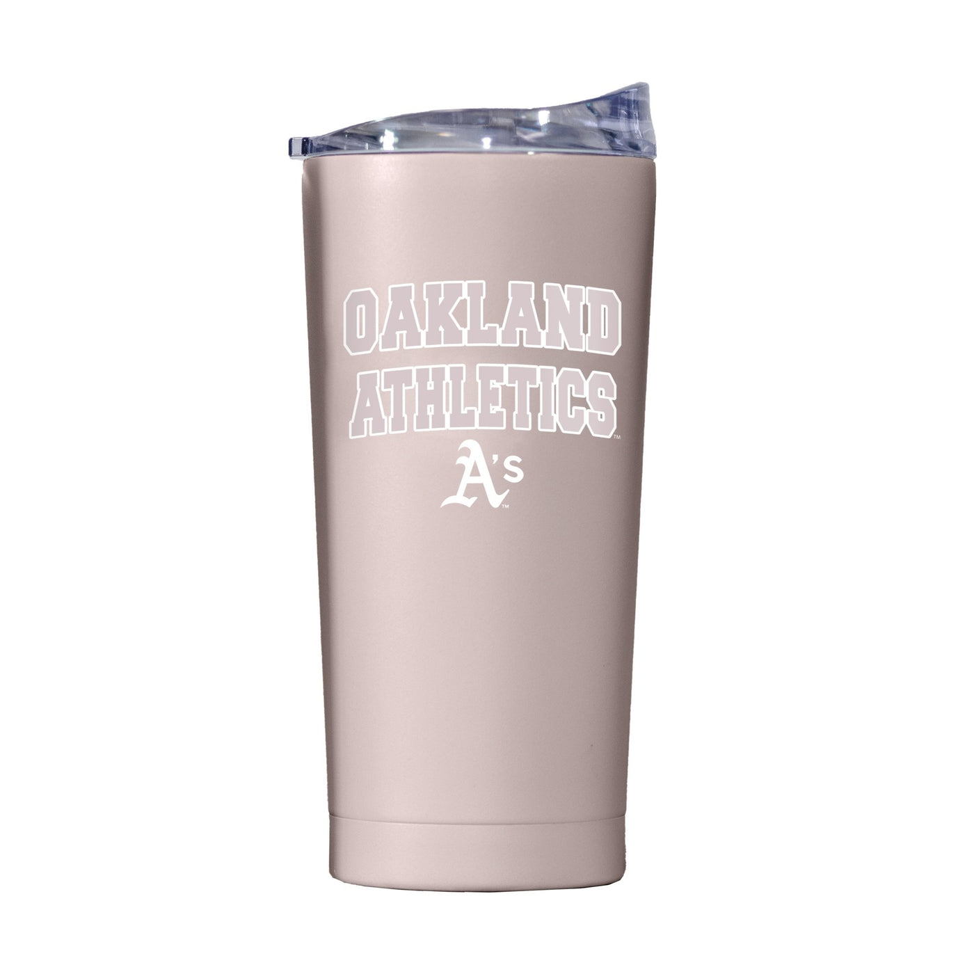Oakland Athletics 20oz Stencil Powder Coat Tumbler - Logo Brands