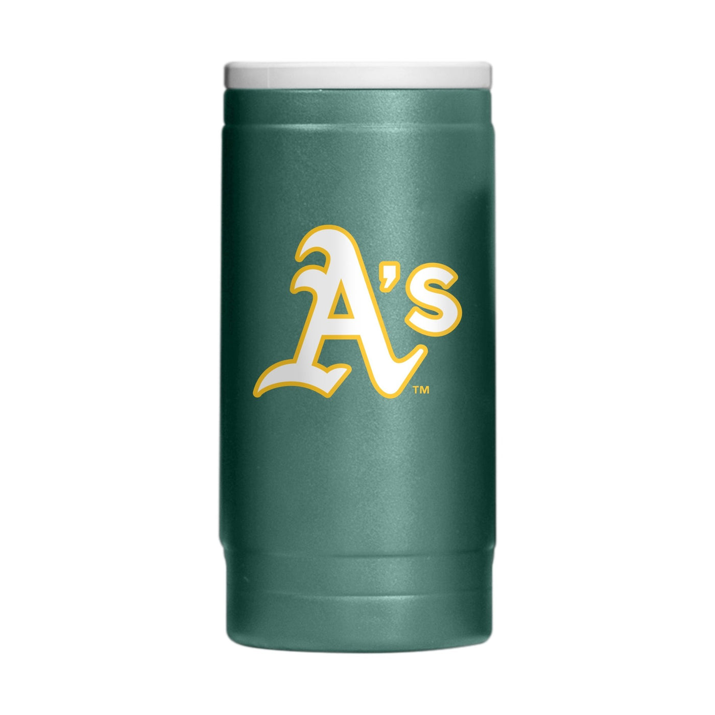 Oakland Athletics Flipside Powder Coat Slim Can Coolie - Logo Brands