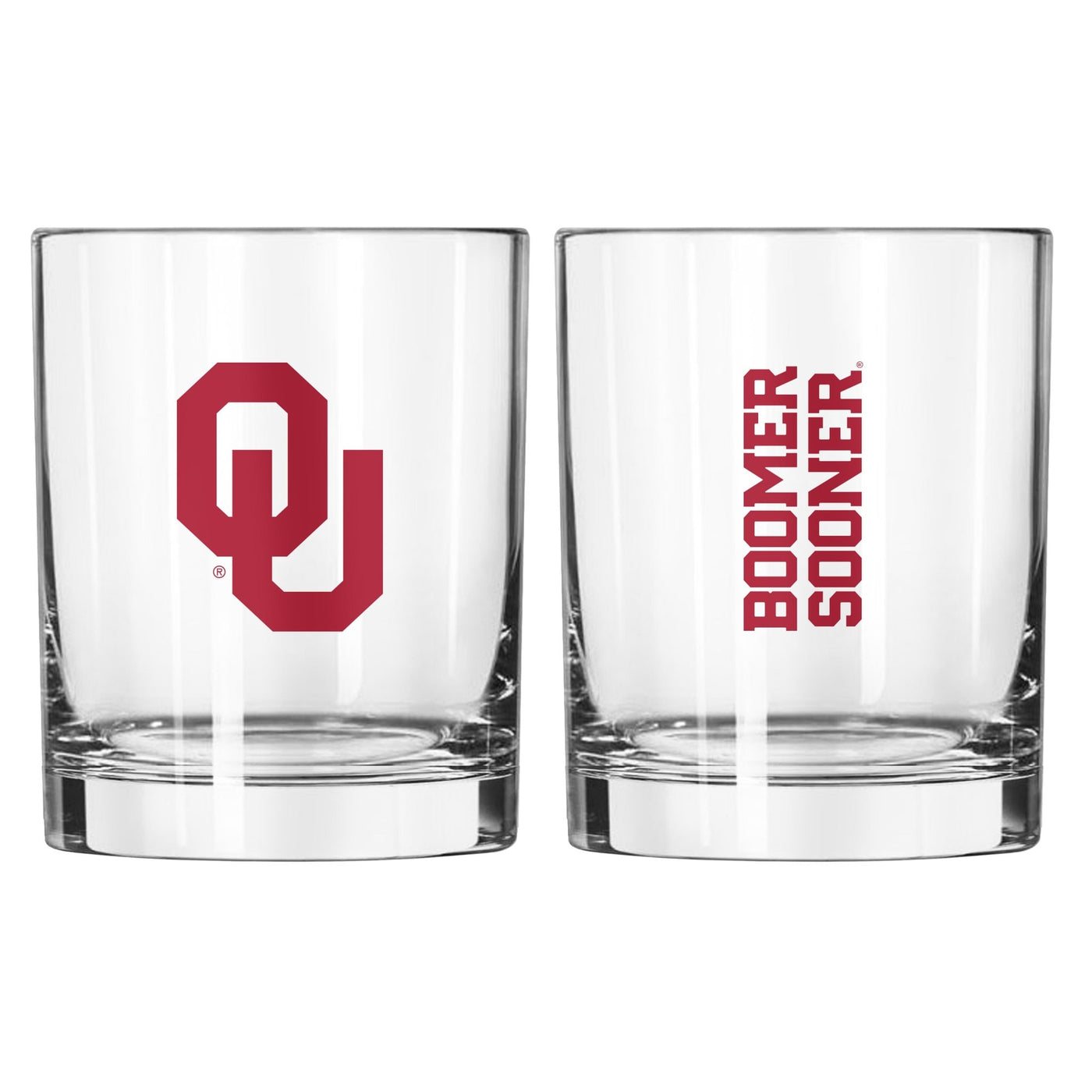 Oklahoma 14oz Gameday Rocks Glass - Logo Brands