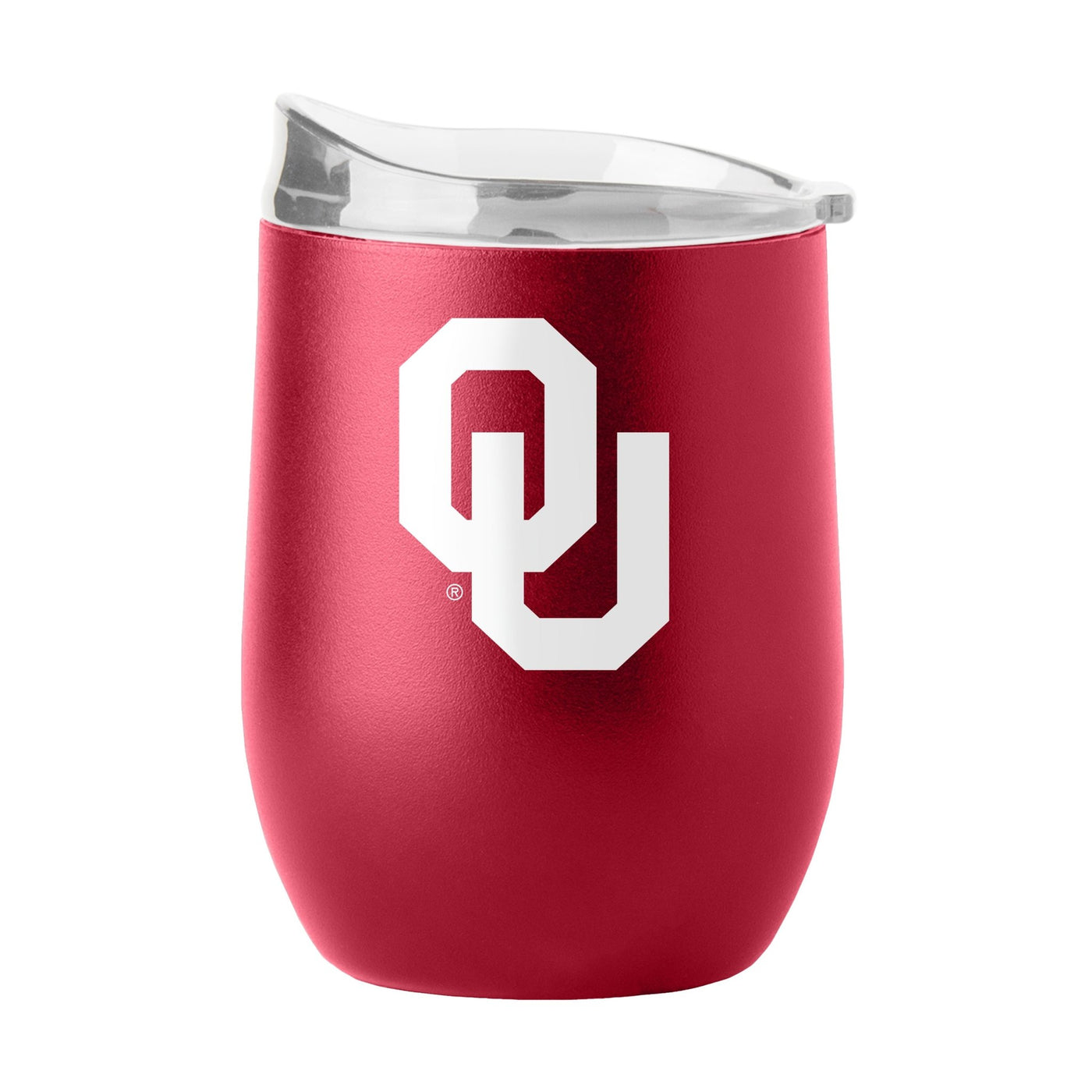 Oklahoma 16oz Flipside Powder Coat Curved Beverage - Logo Brands