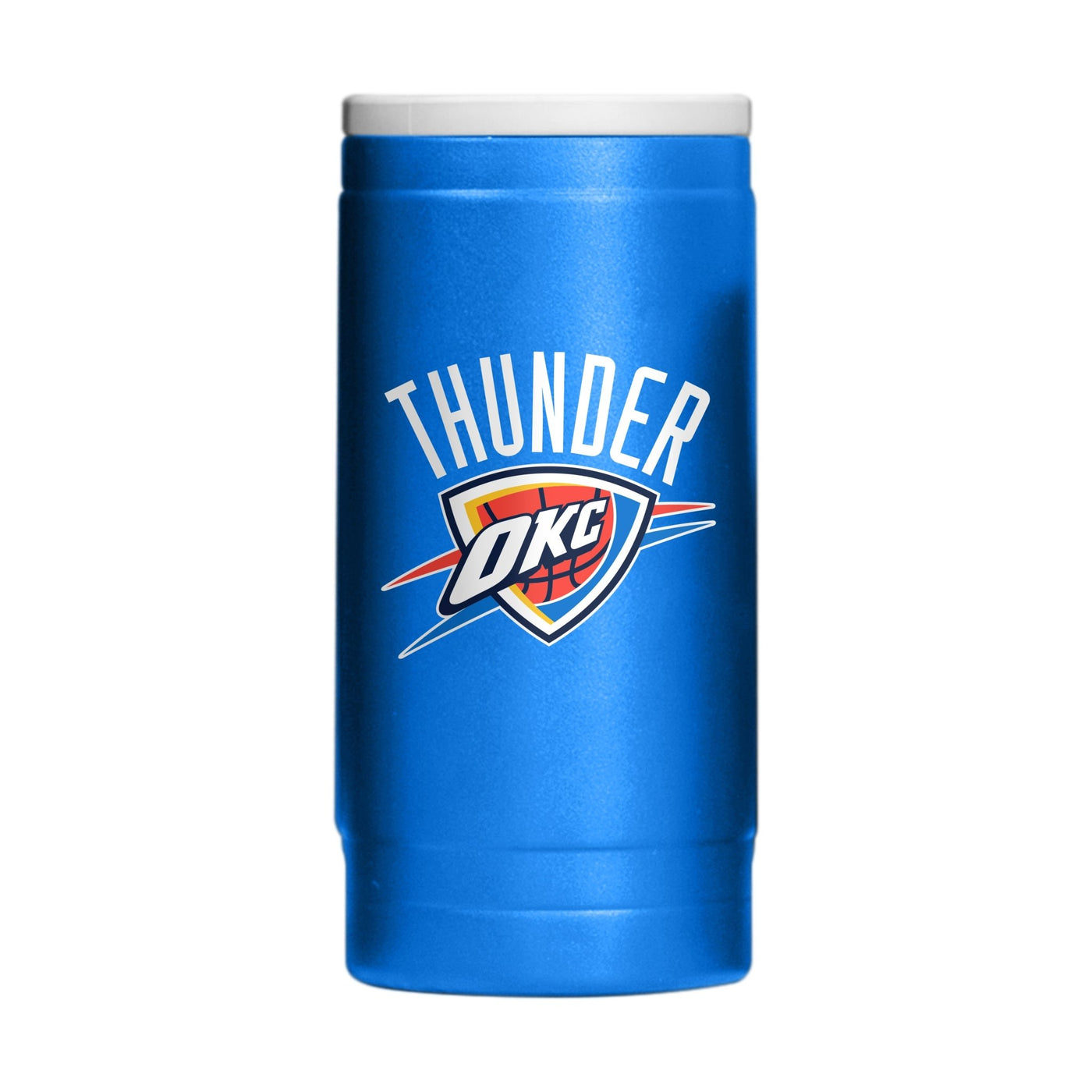 Oklahoma City Thunder 12oz Flipside Powdercoat SlimCan Coolie - Logo Brands