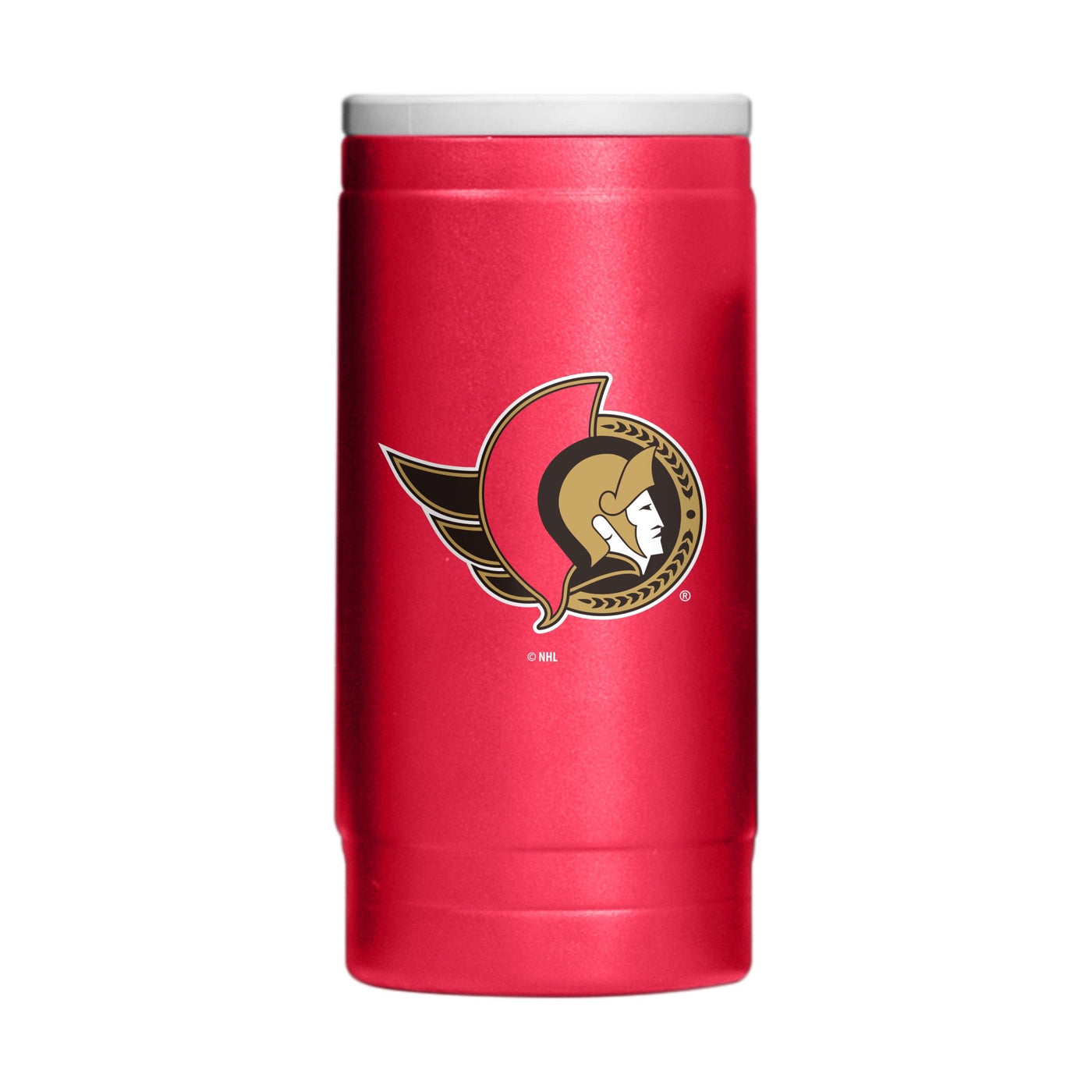 Ottawa Senators 12oz Flipside Powdercoat SlimCan Coolie - Logo Brands