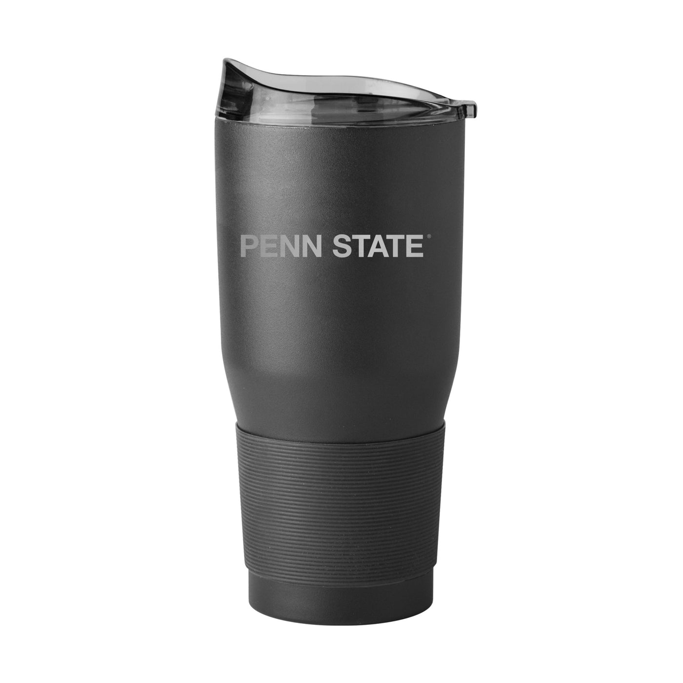 Penn State 30oz Etch Black Powder Coat Tumbler - Logo Brands